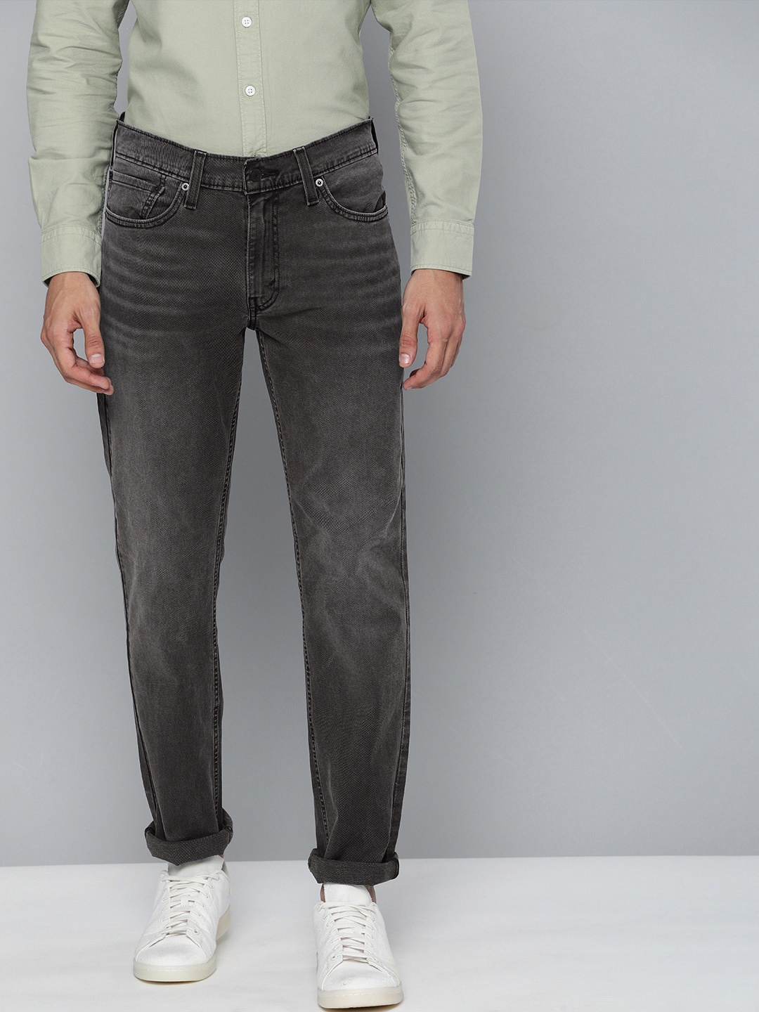 

Levis Men Grey Slim Fit Heavy Fade Stretchable Jeans