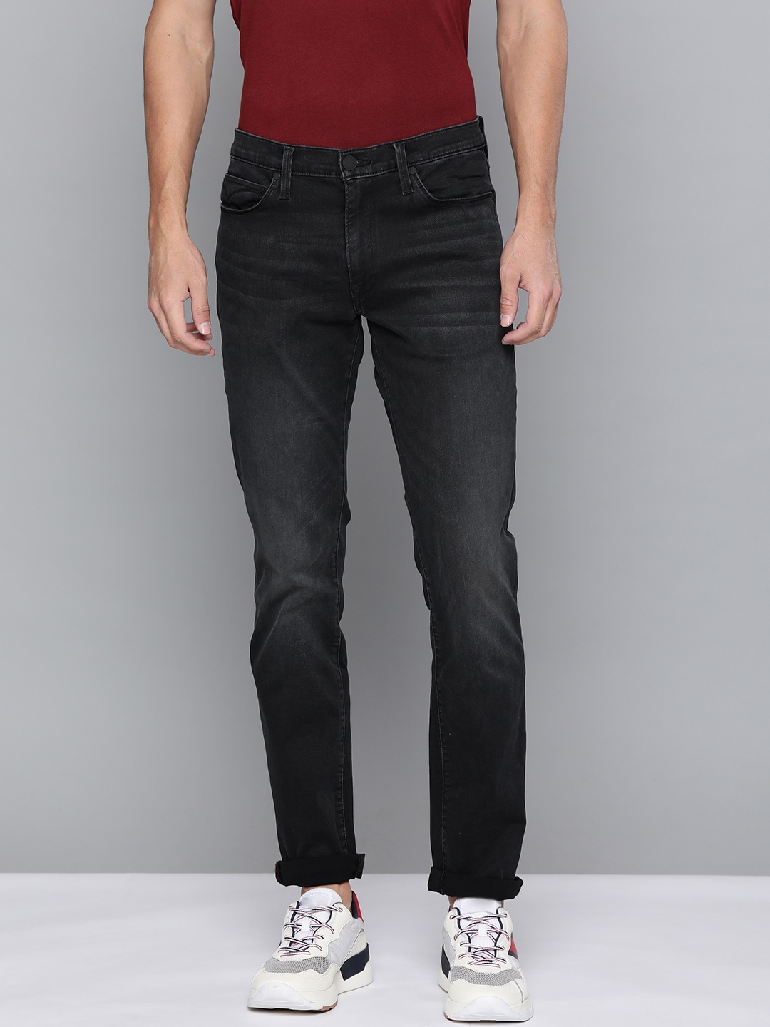 

Levis Men Black 511 Slim Fit Light Fade Stretchable Jeans