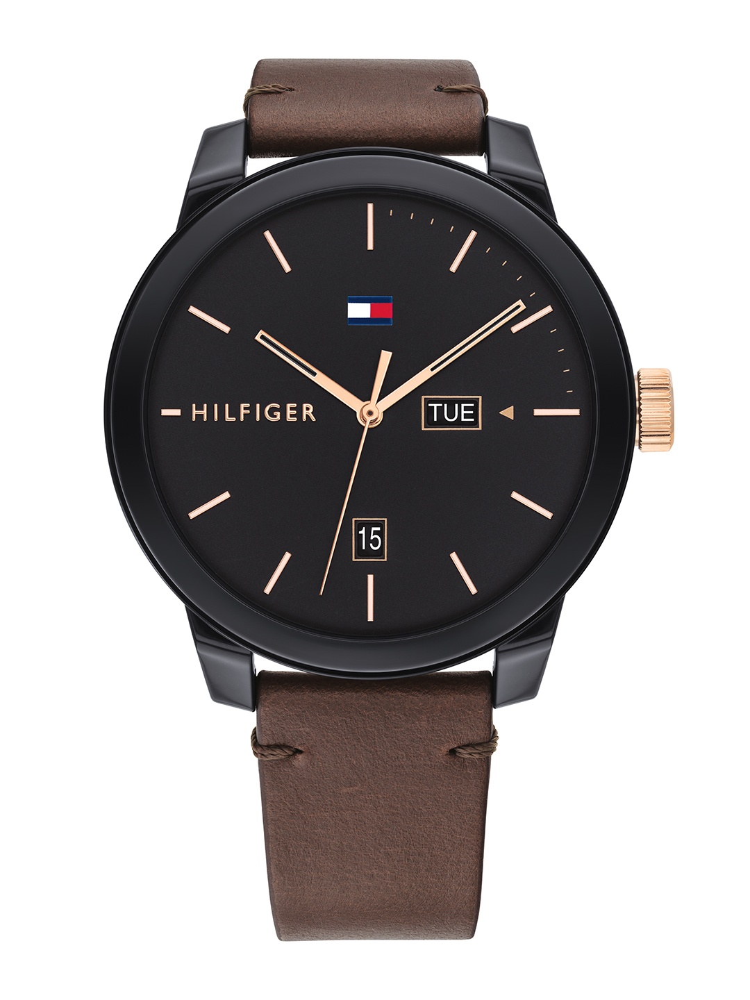 

Tommy Hilfiger Men Black Denim Analogue Watch TH1791748