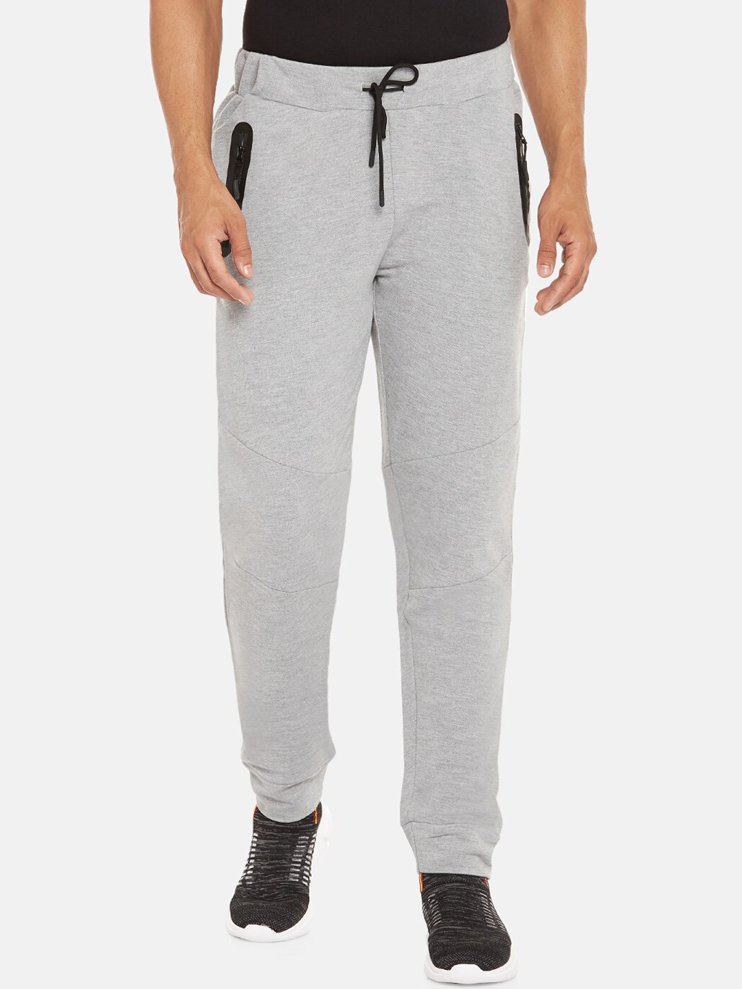 

People Men Grey Melange Joggers
