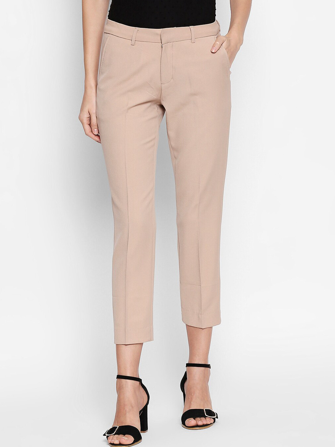 

Annabelle by Pantaloons Women Beige Trousers