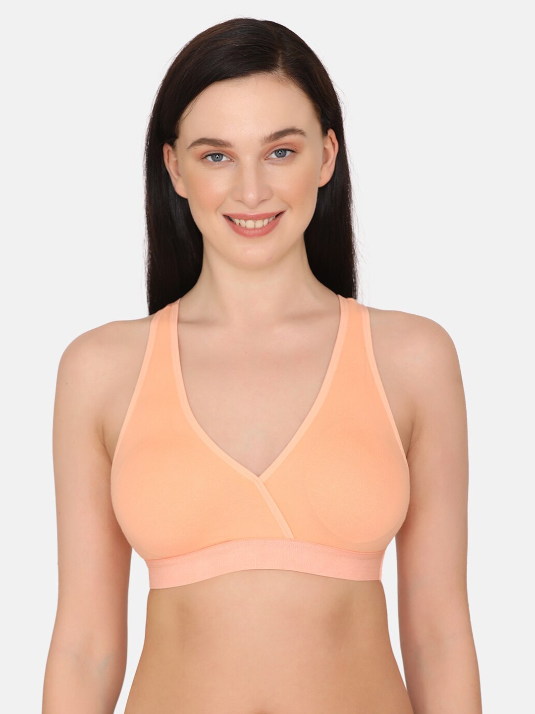 

Nejo Peach-Coloured Full Coverage Maternity Bra NJL003