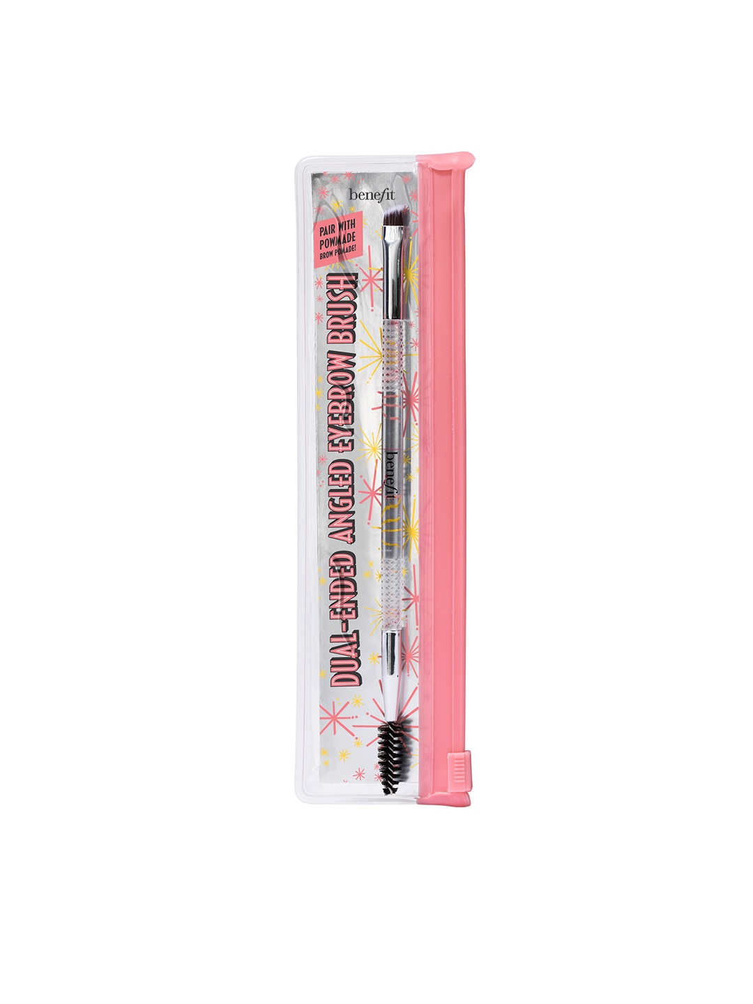 

Benefit Cosmetics Dual-Ended Angled Eyebrow Brush- Transparent