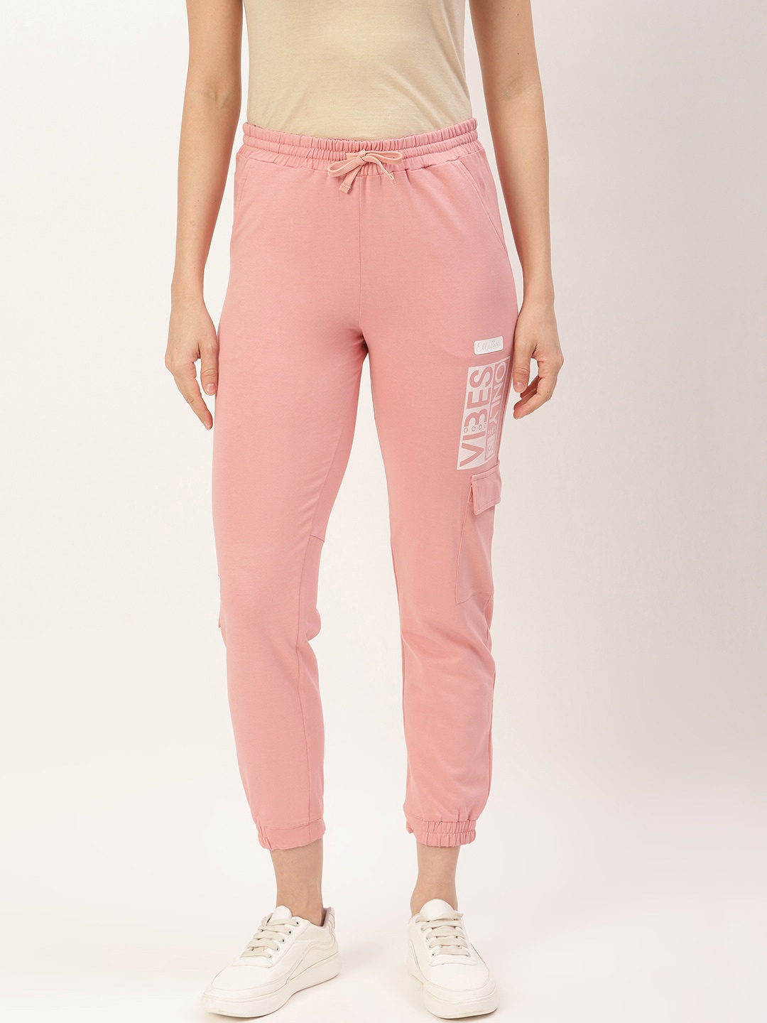 

ELLE Women Pink Joggers Trousers