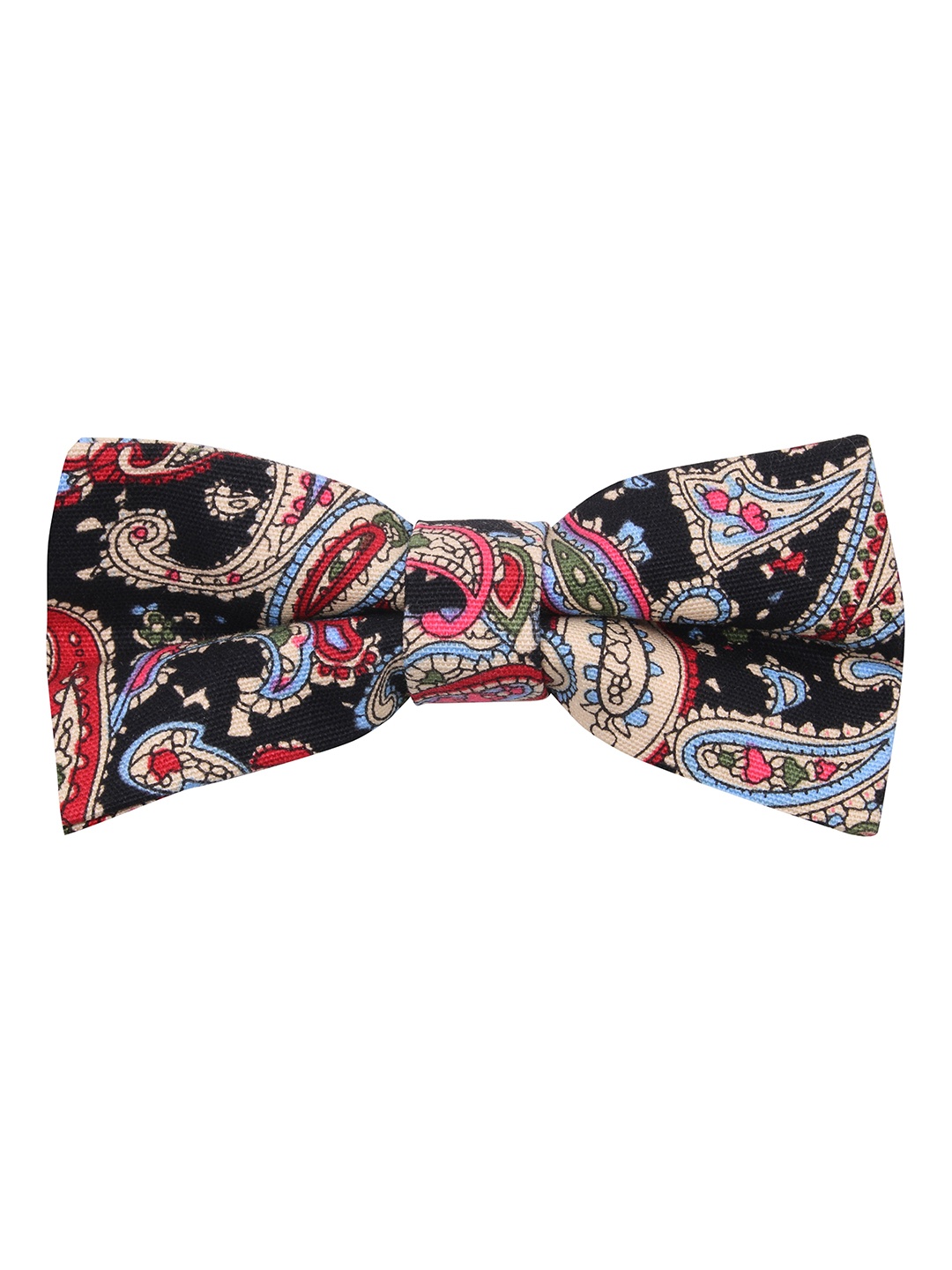 

PELUCHE Men Black & Beige Printed Bow Tie