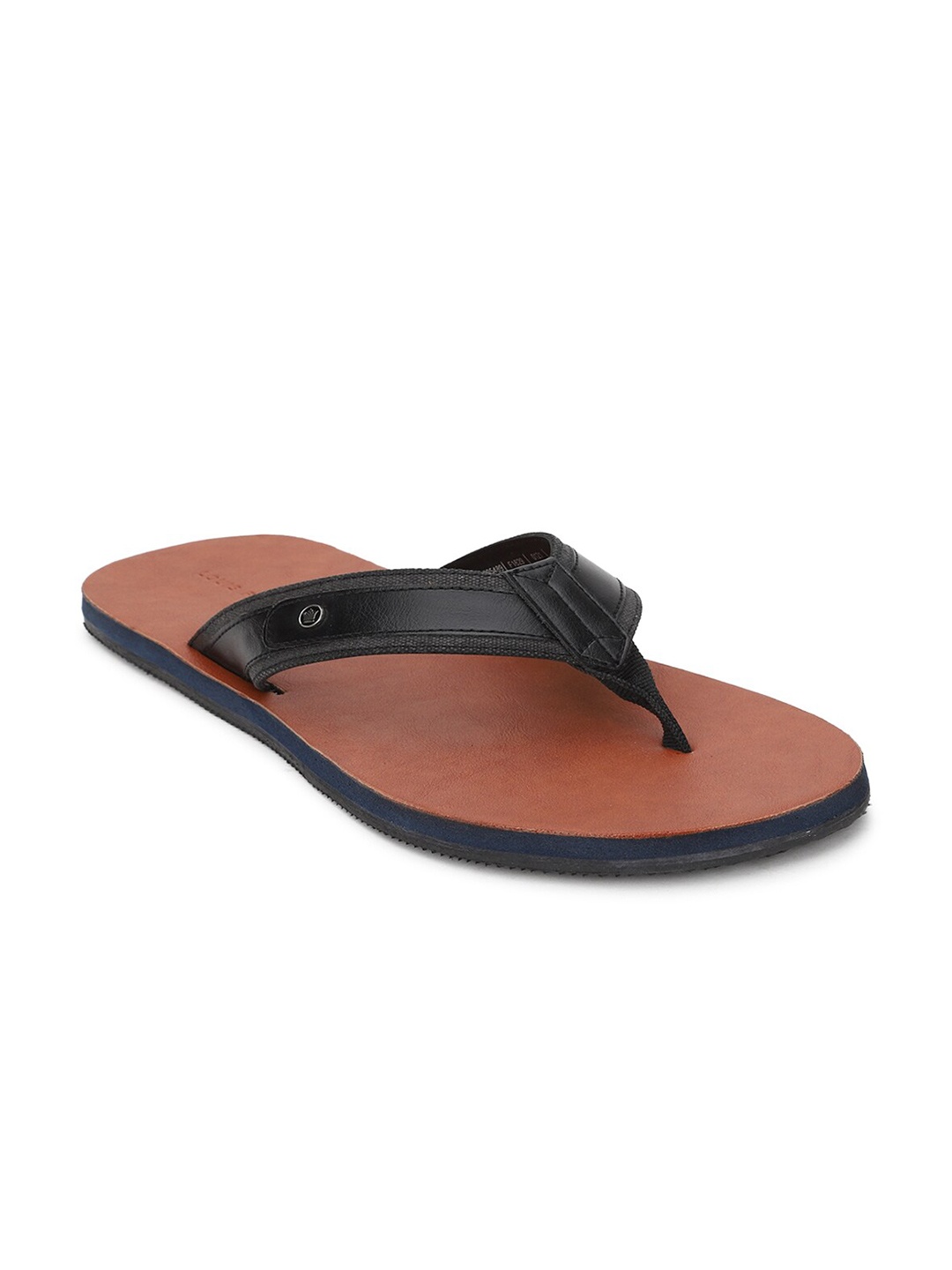 

Louis Philippe Men Brown & Black Comfort Sandals
