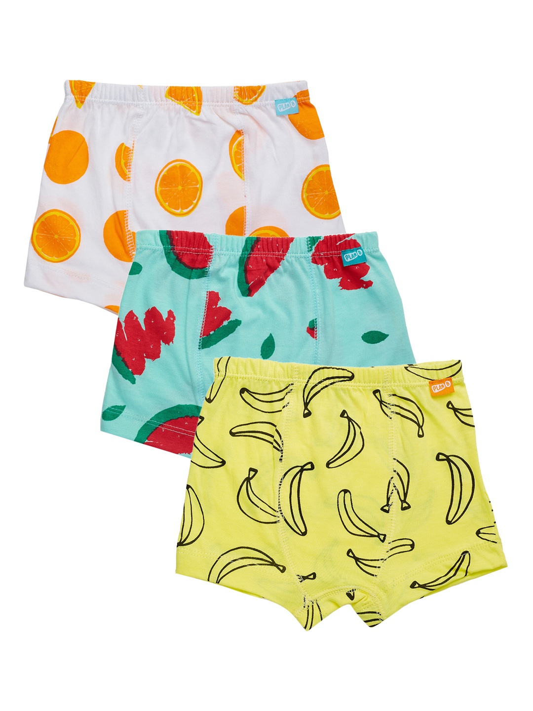 

You Got Plan B Boys Set of 3 Printed Cotton Boxer Shorts, White