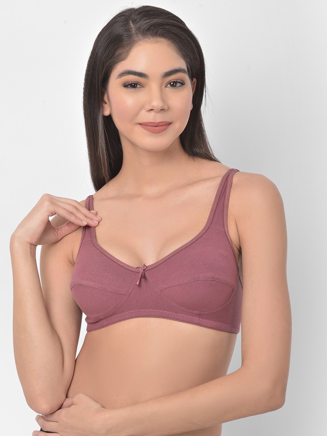 

Clovia Mauve Everyday Bra-Full Coverage BR0955A2232B
