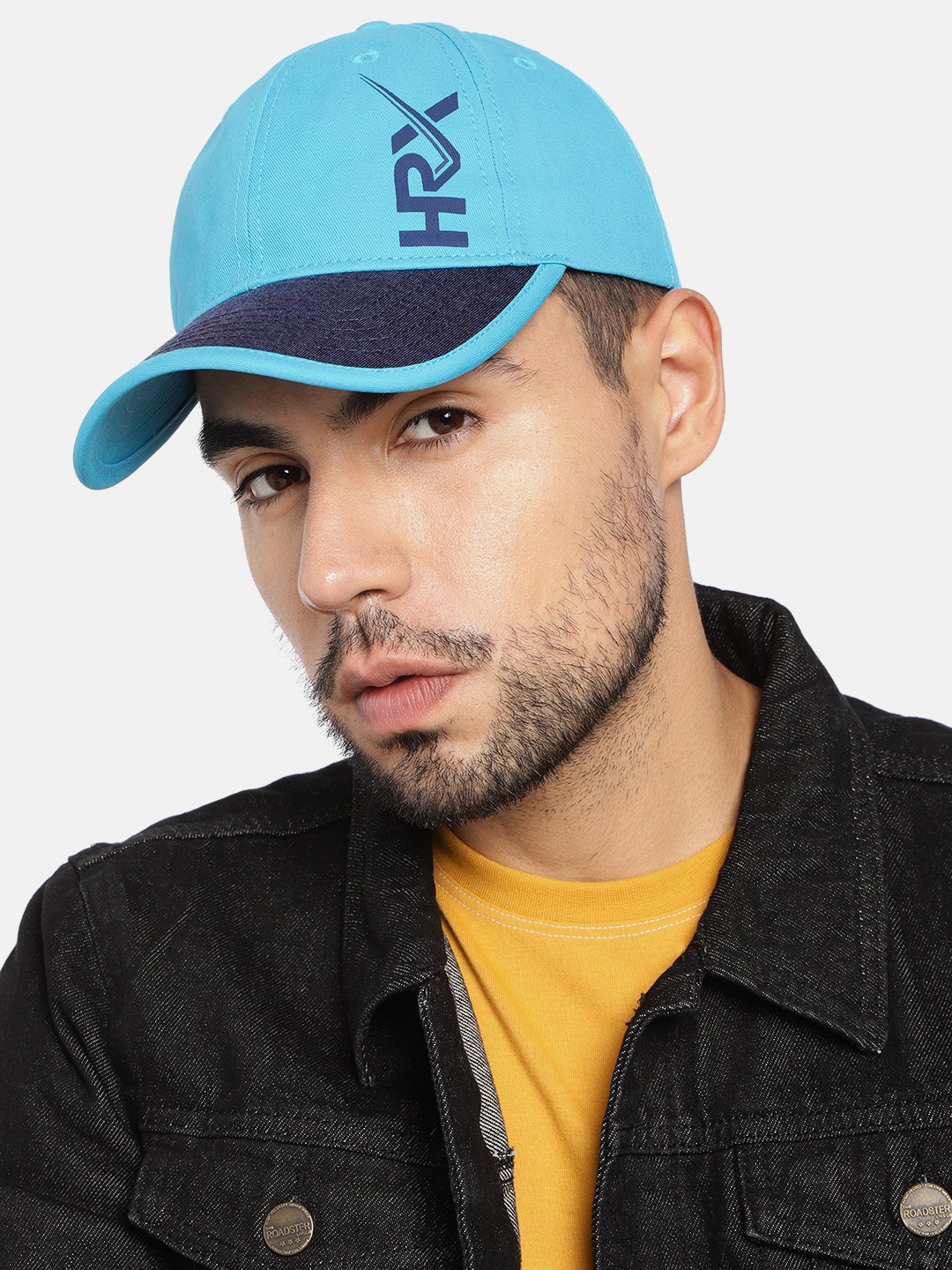 

HRX by Hrithik Roshan Unisex Blue Cotton Baseball Cap