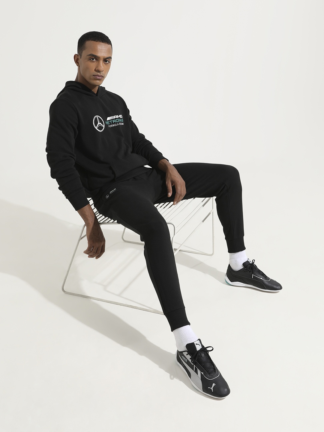 

PUMA Motorsport Men Black Mercedes F1 Essential Pants