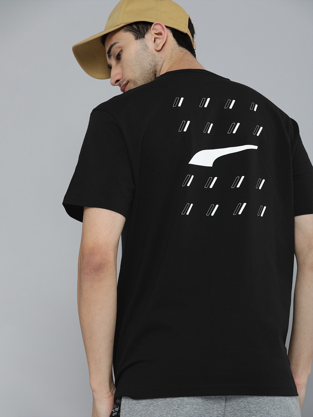 

Puma Printed RAD/CAL Relaxed Fit Pure Cotton T-shirt, Black