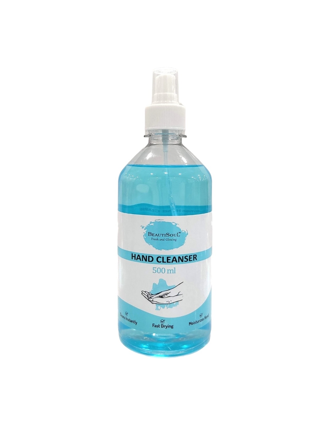 

Beautisoul Lemon Hand Sanitizer Spray - 500 ml, Blue