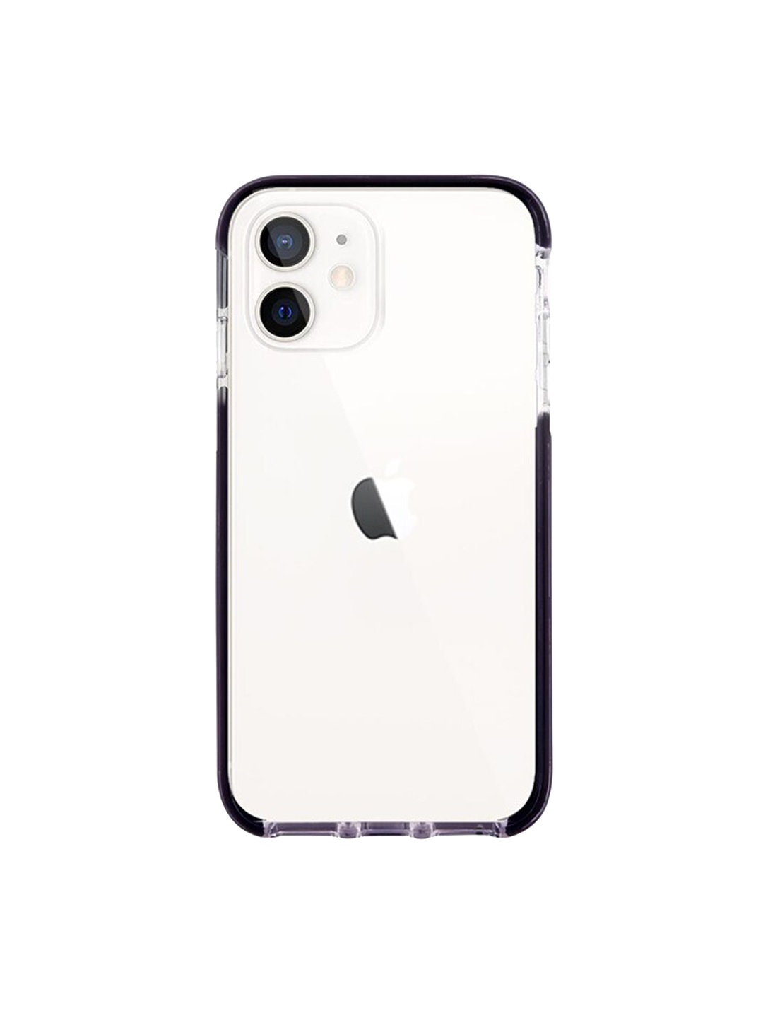 

macmerise White & Black Crystal Clear Printed Extreme iPhone 12 Mini Back Case