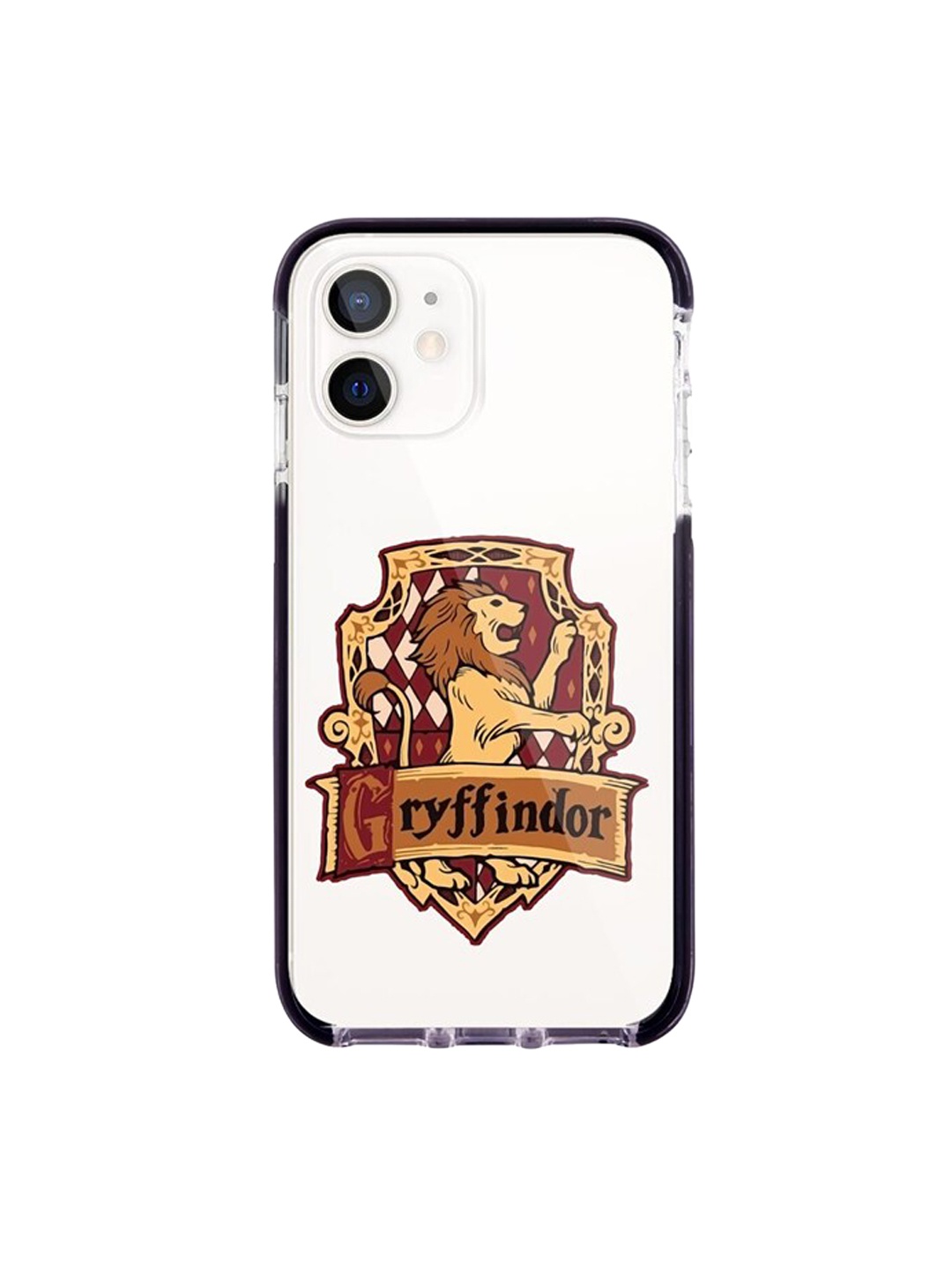 

macmerise White & Beige Crest Gryffindor Printed Extreme iPhone 12 Mini Back Case