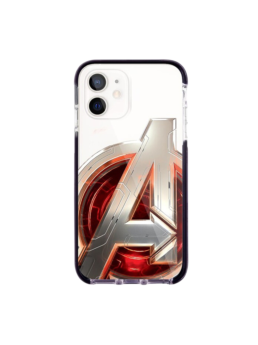

macmerise White & Red Avengers Version 2 Pattern iPhone 12 Mini Back Case