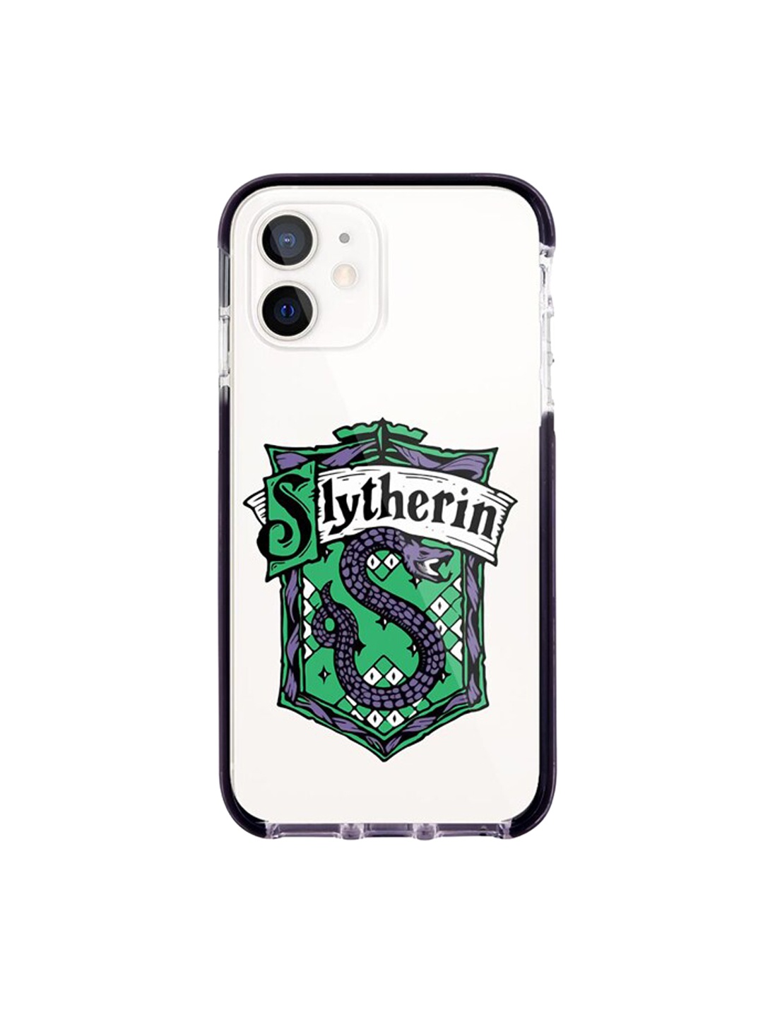 

macmerise White & Green Crest Slytherin Pattern iPhone 12 Mini Back Case