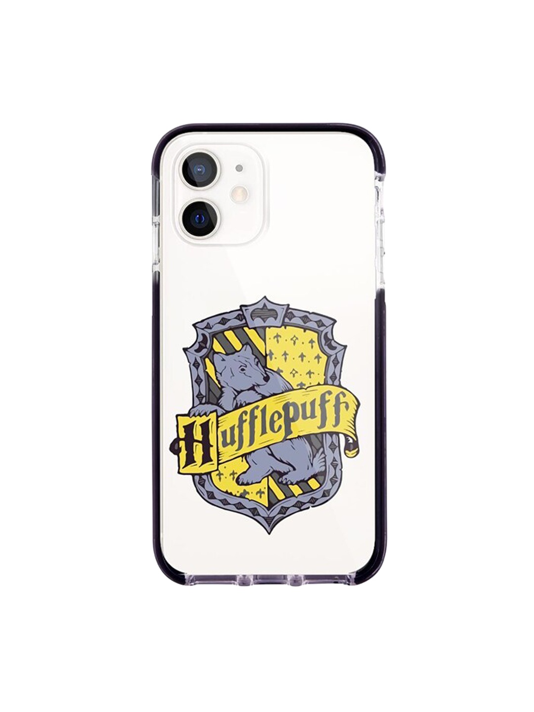 

macmerise White & Yellow Crest Hufflepuff Pattern iPhone 12 Mini Back Case