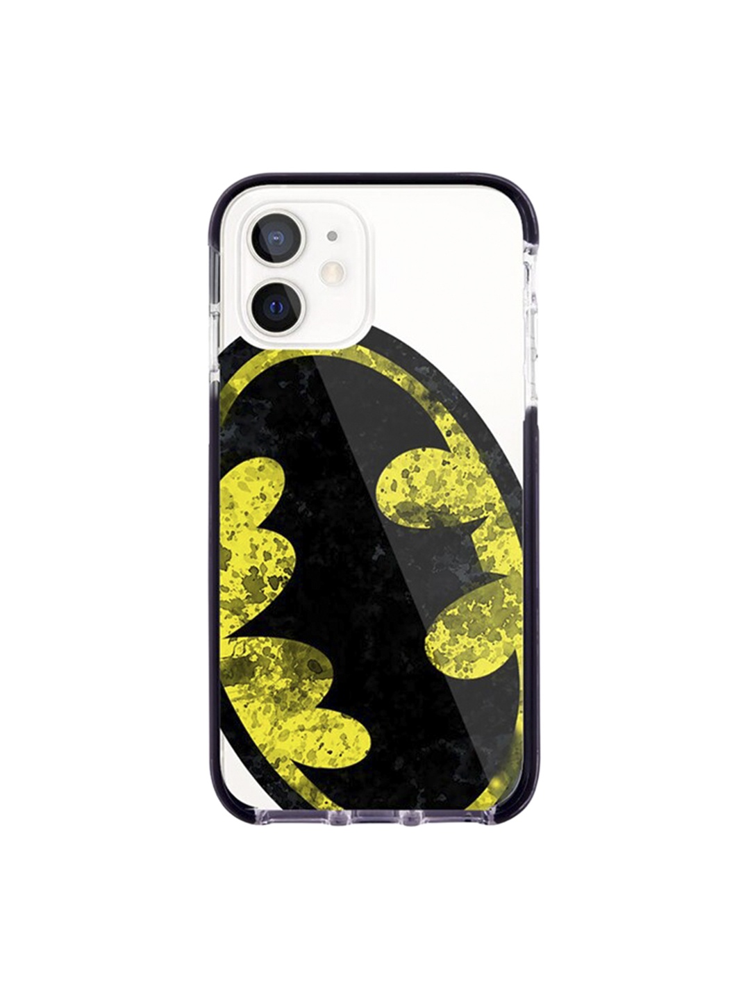 

macmerise Black & Yellow Batman Splatter Printed Extreme iPhone 12 Mini Back Case