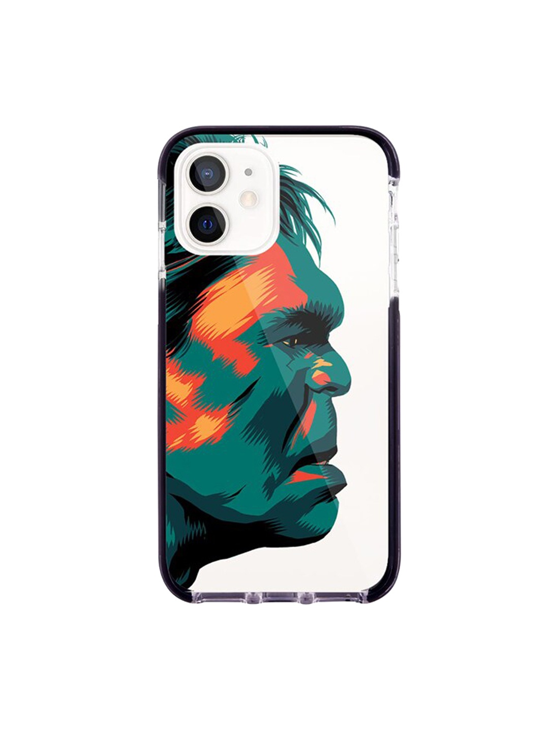 

macmerise White & Green Illuminated Hulk Pattern iPhone 12 Mini Back Case