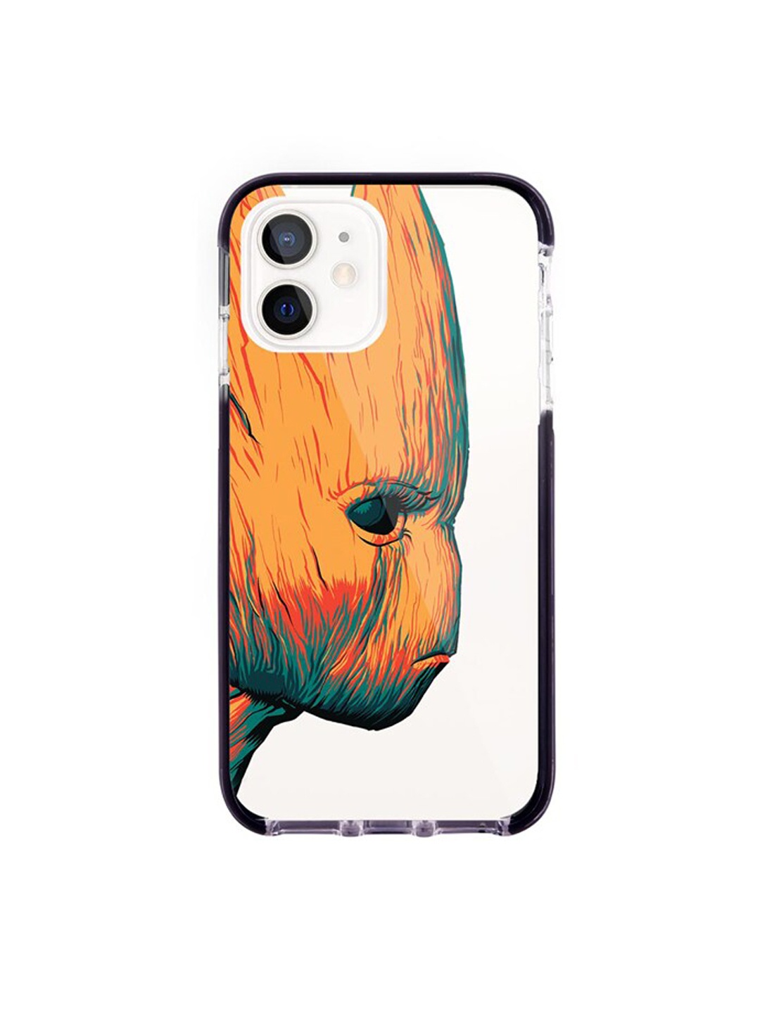 

macmerise White & Orange Illuminated Groot Printed iPhone 12 Mini Extreme Back Case