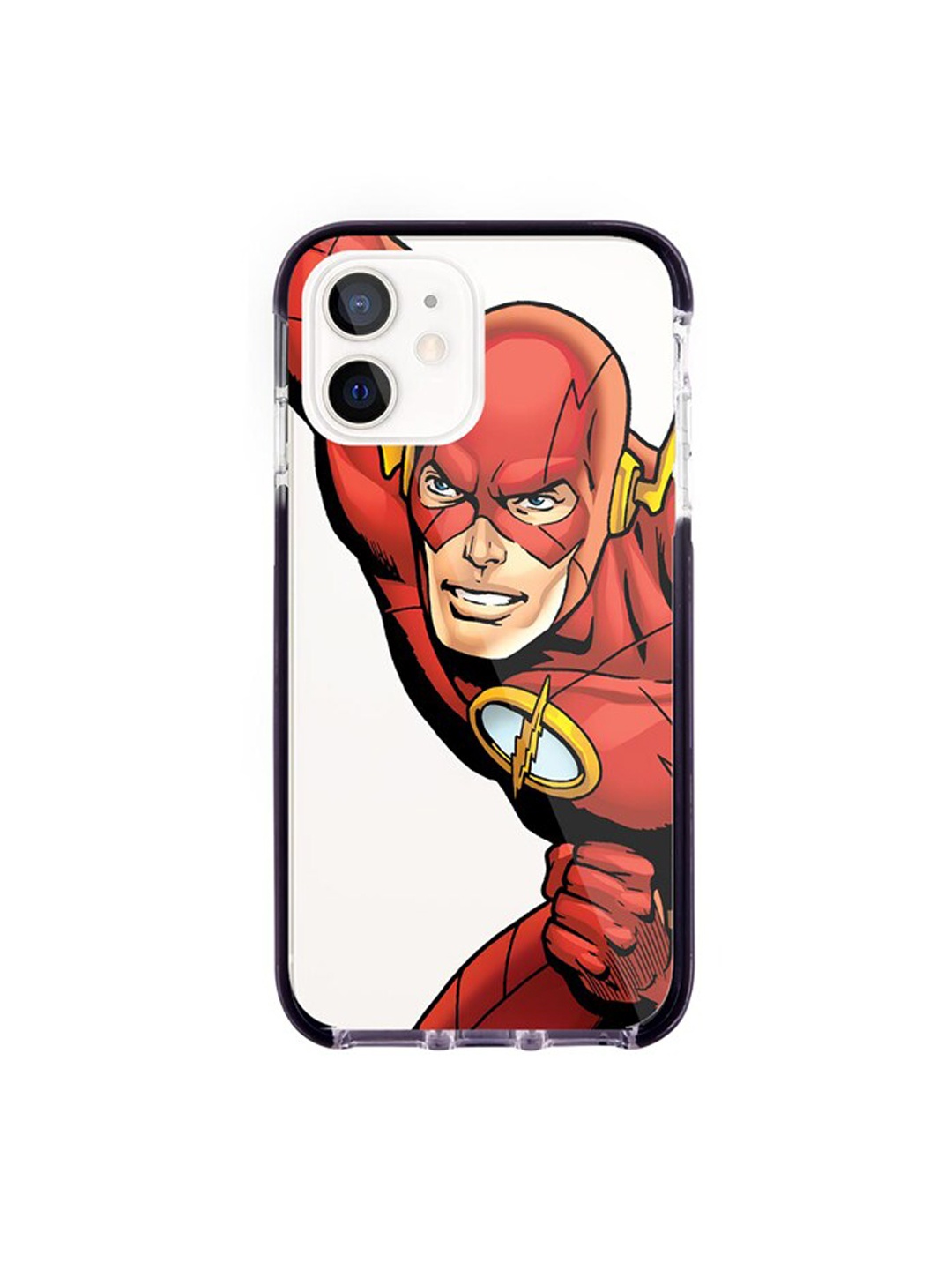 

macmerise White & Red Fierce Flash Pattern iPhone 12 Mini Back Case