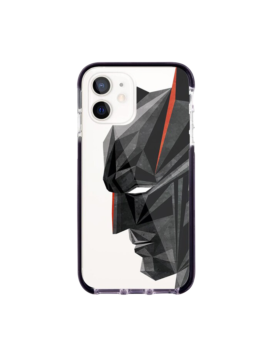 

macmerise White & Black Batman Geometric Printed iPhone 12 Mini Back Case