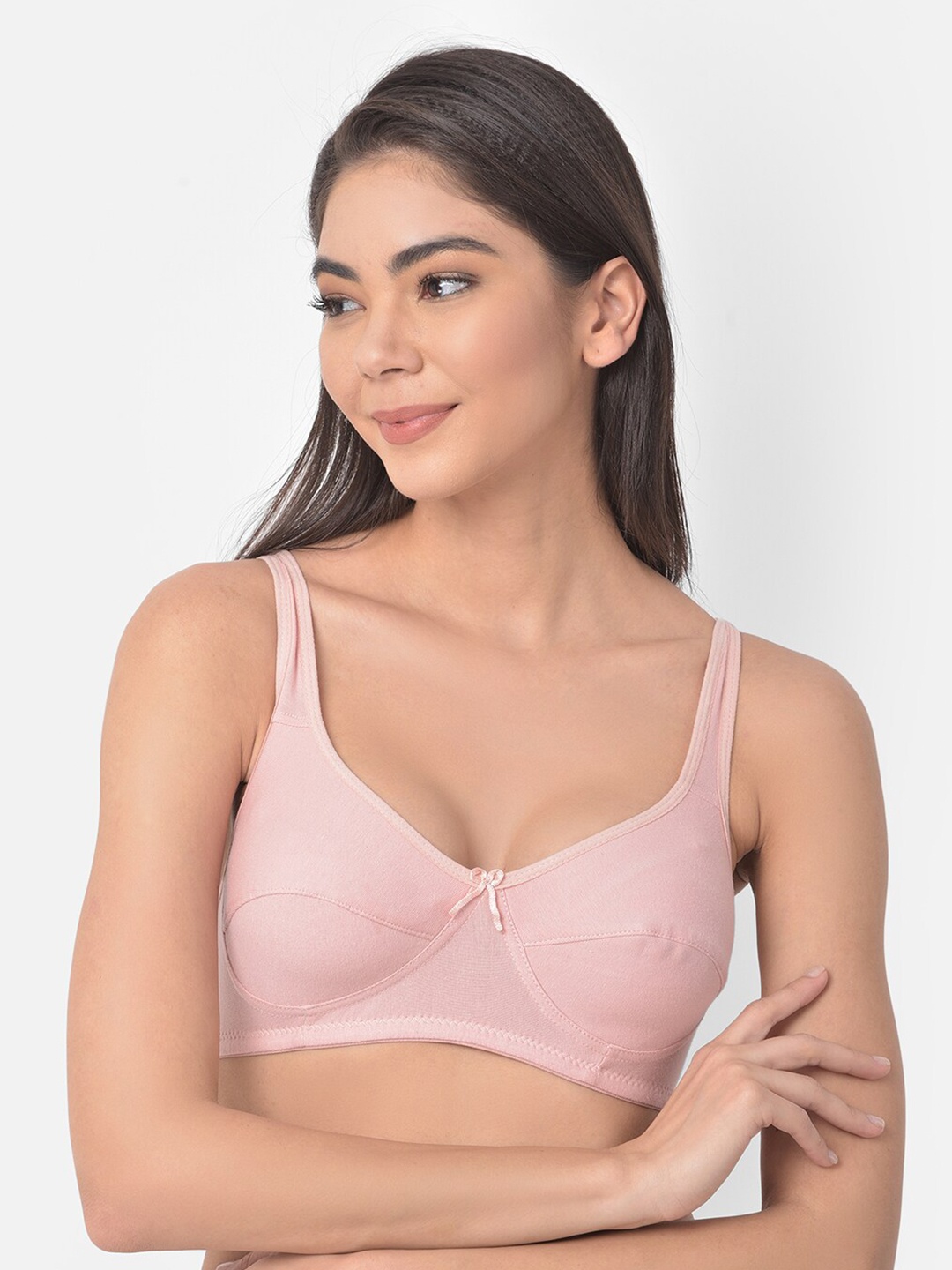 

Clovia Pink Everyday Bra-Half Coverage BR0955D2232B