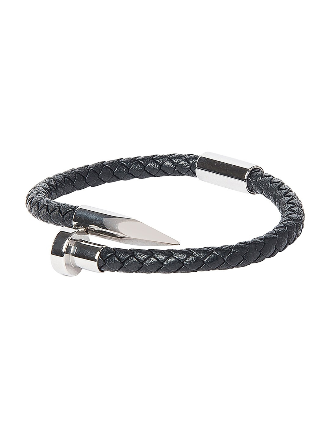 

Bodha Men Black Leather Bracelet