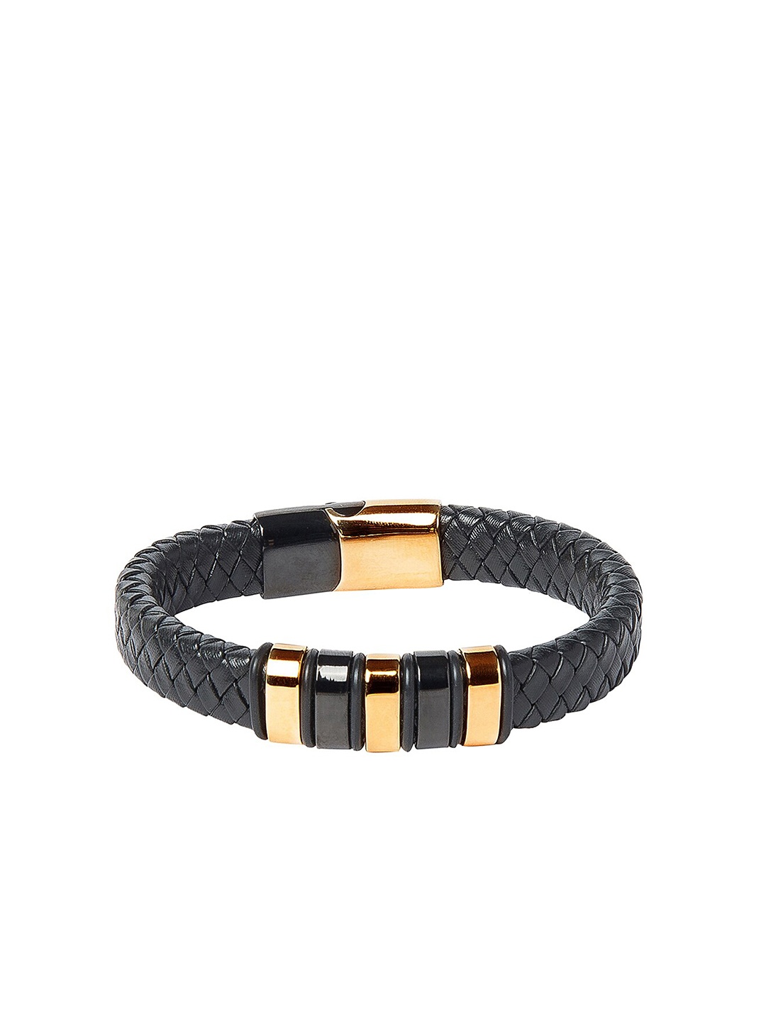 

Bodha Men Black Leather Bracelet