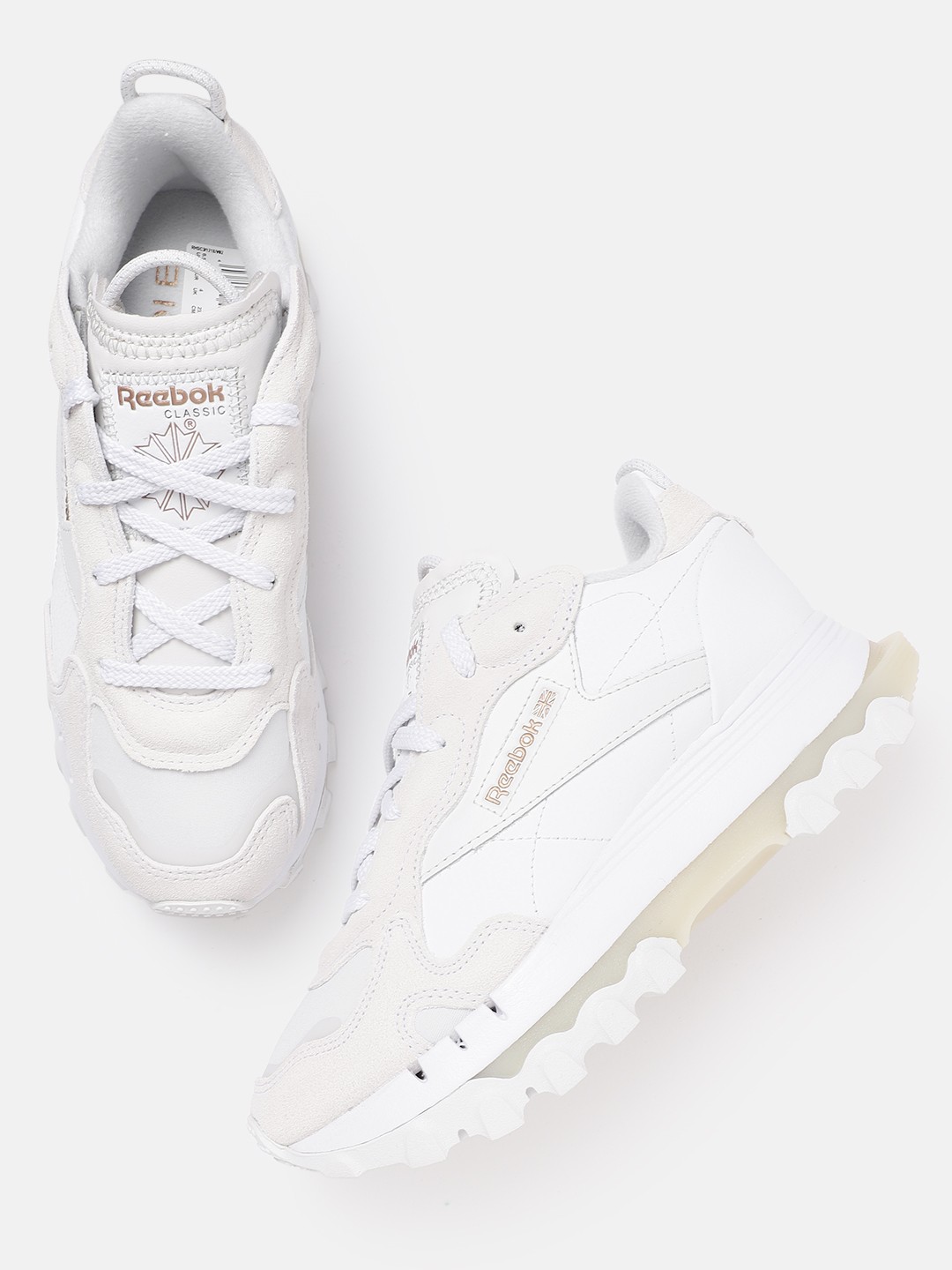 

Reebok Classic Women White Solid CL Cardi Sneakers