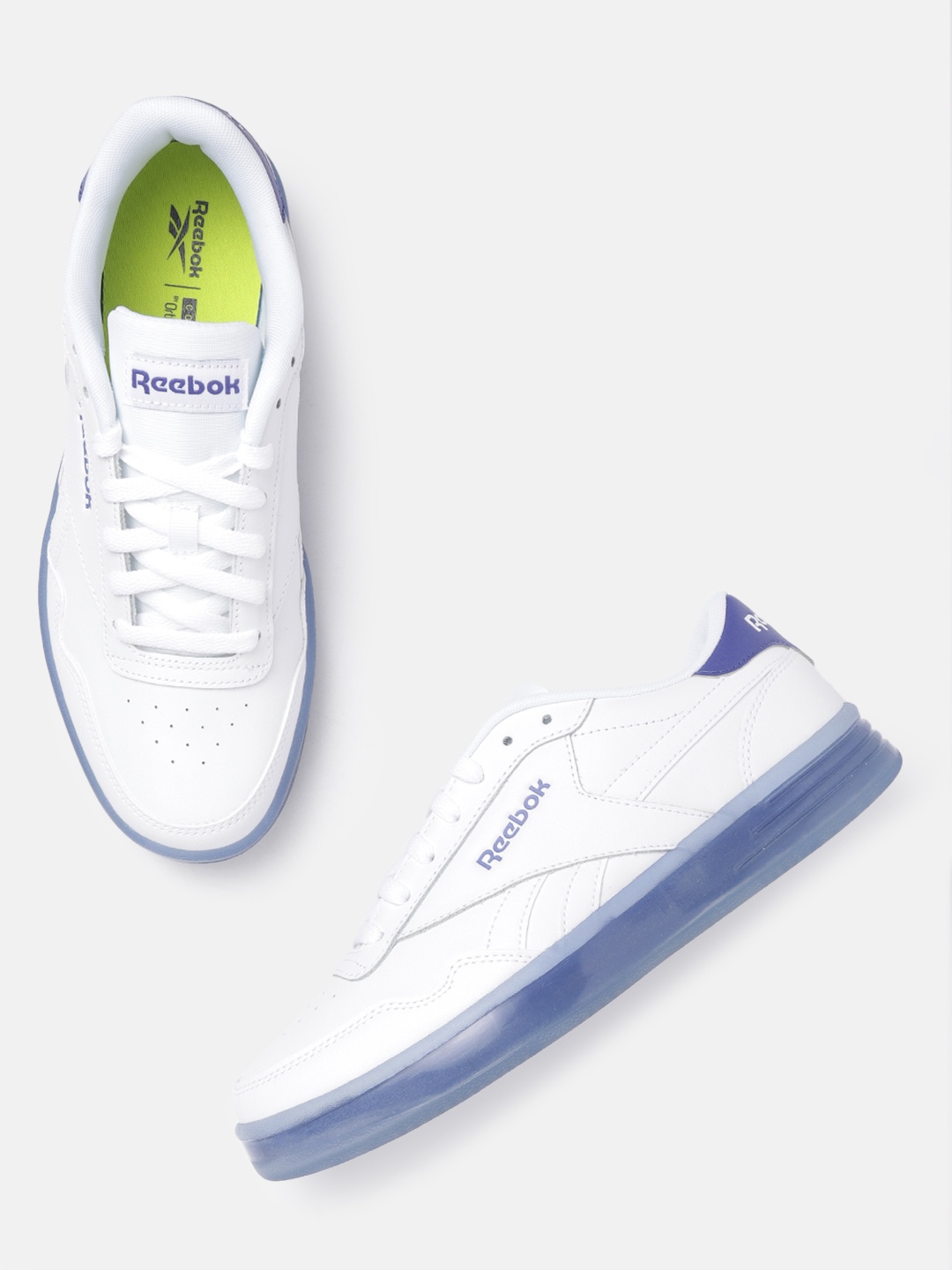 

Reebok Classic Men White Solid Royal Techque T CE Sneakers
