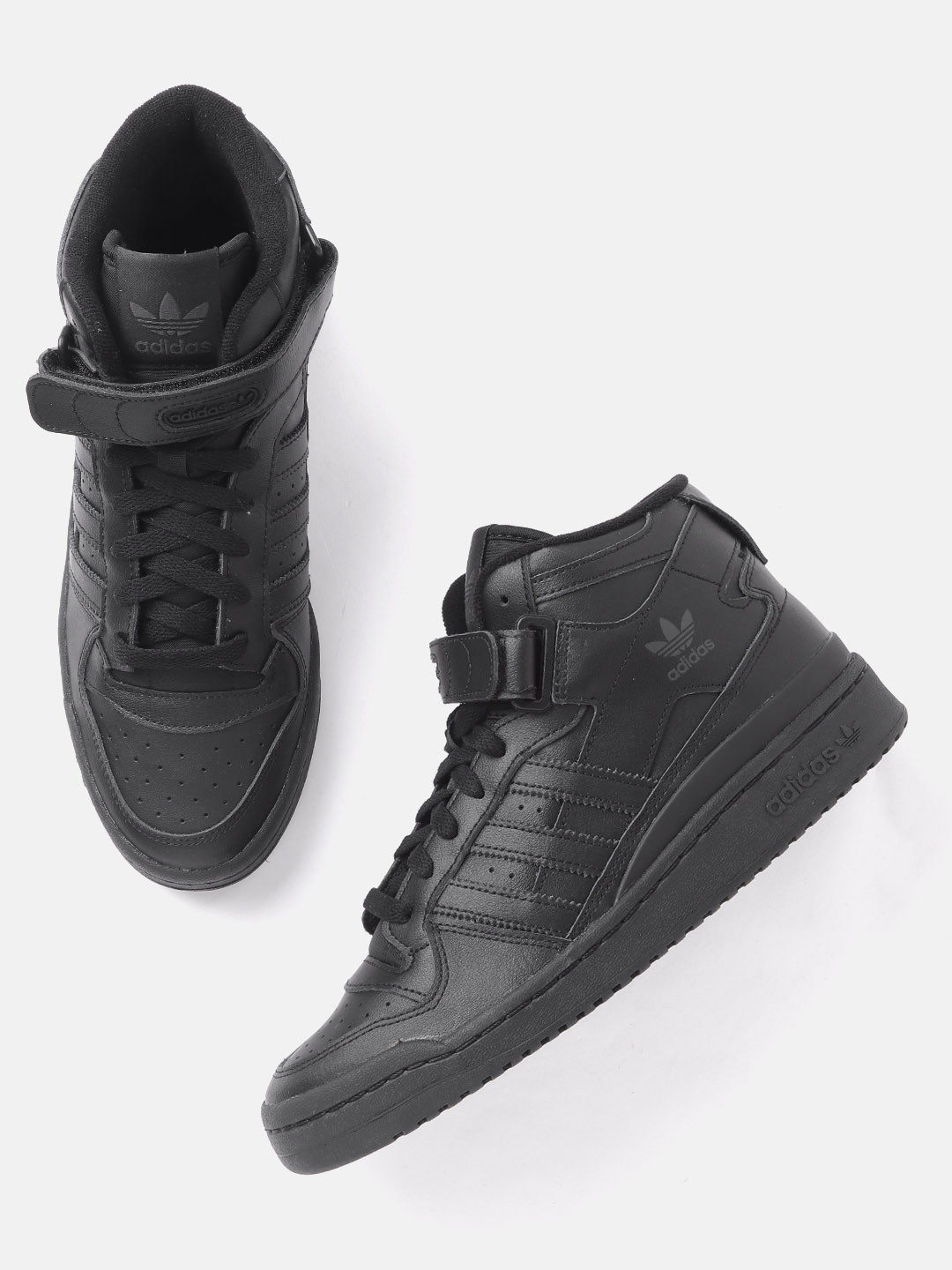 

ADIDAS Originals Men Black Forum Mid RT Basics Sneakers