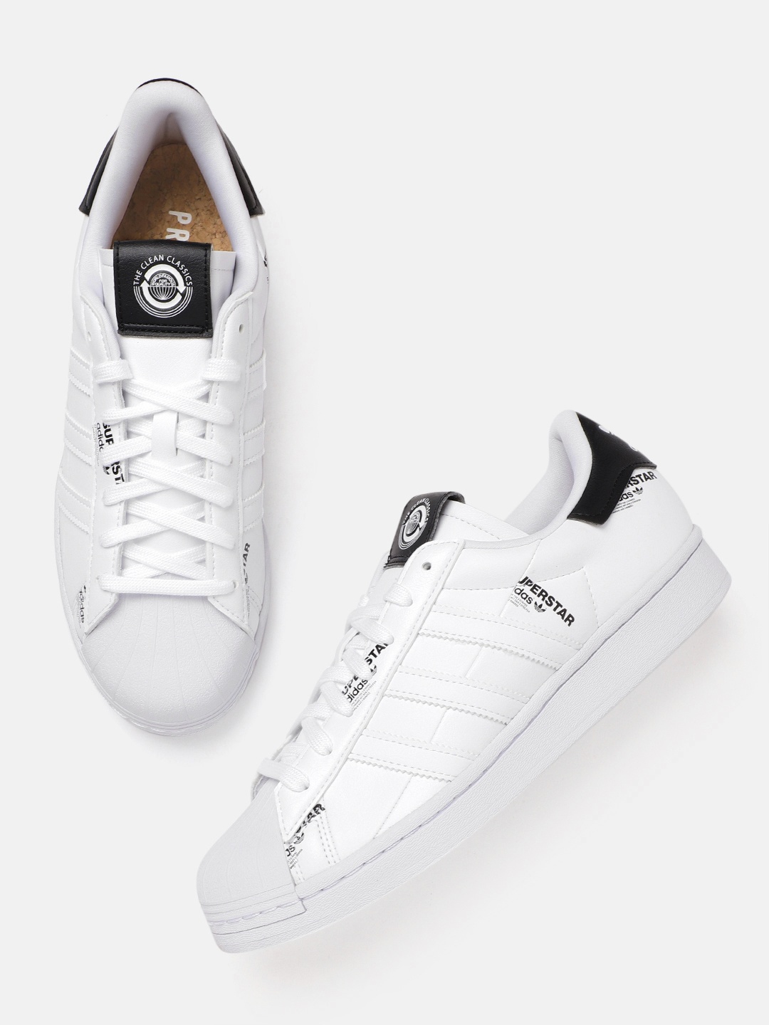 

ADIDAS Originals Men White Solid Superstar Sustainable Sneakers
