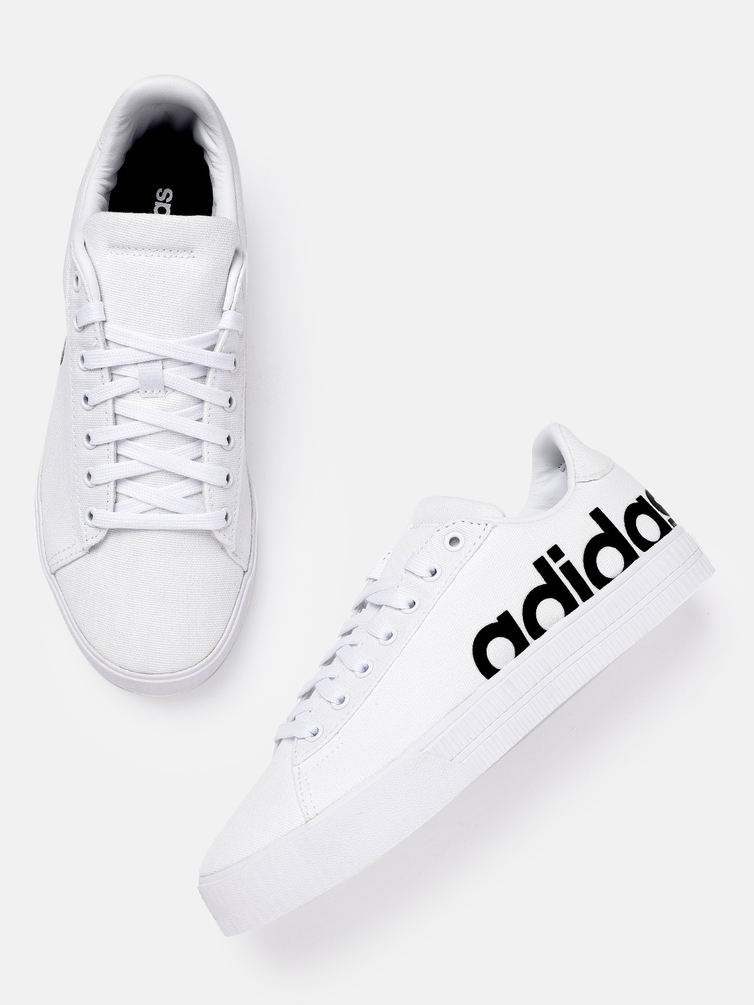 

ADIDAS Men White Daily 3.0 LTS Printed Skateboarding Shoes