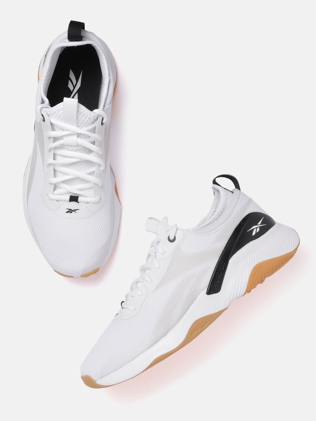 

Reebok Men White Woven Design HIIT 2.0 Training Shoes