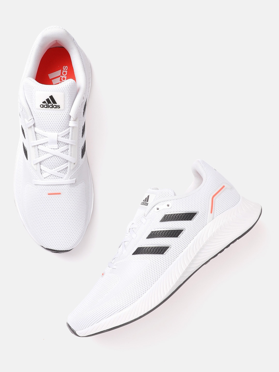 

ADIDAS Men White Falcon 2.0 Sustainable Sustainable Running Shoes