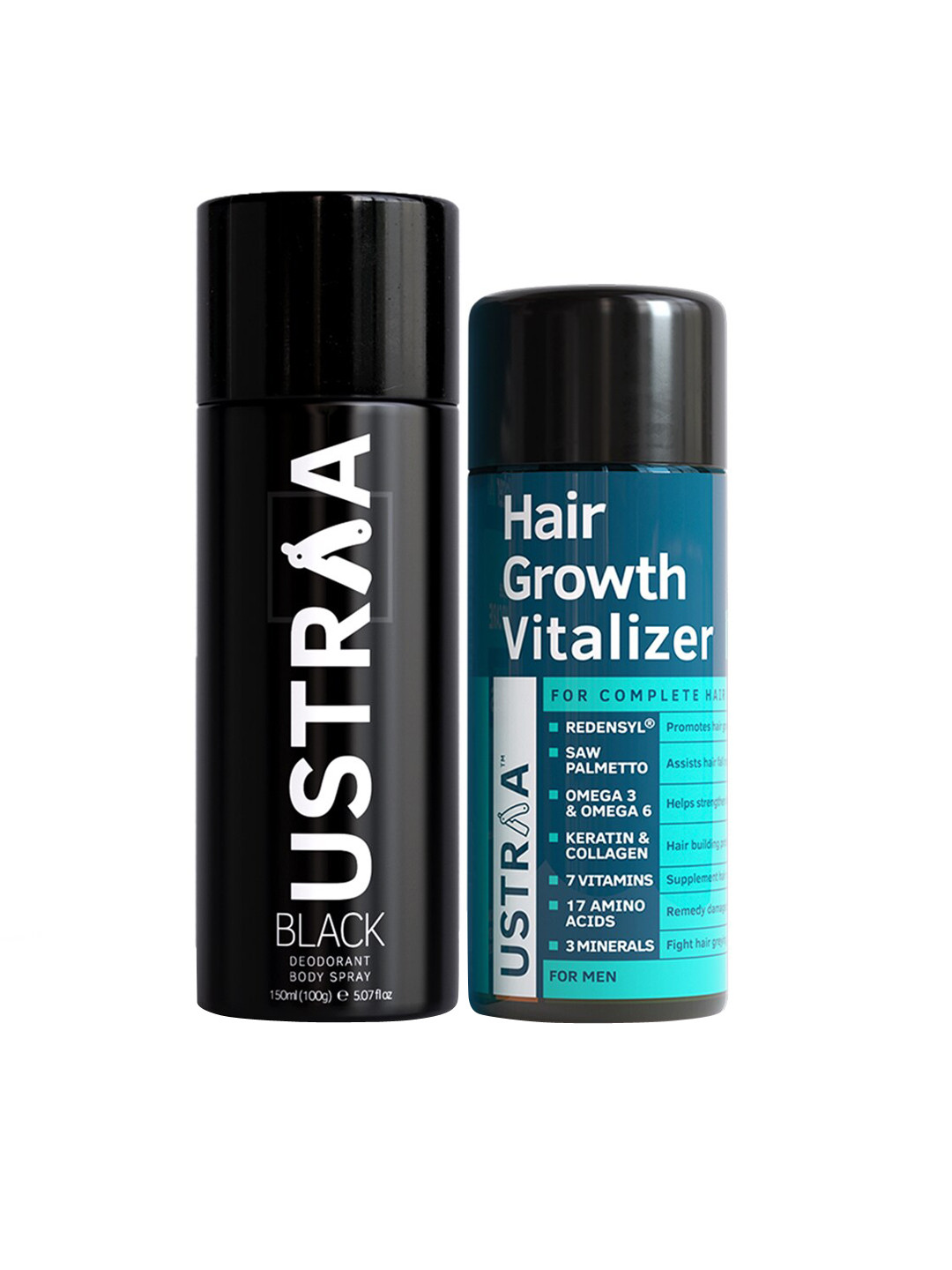 

Ustraa Deodorant Body Spray & Hair Growth Vitalizer, Multi