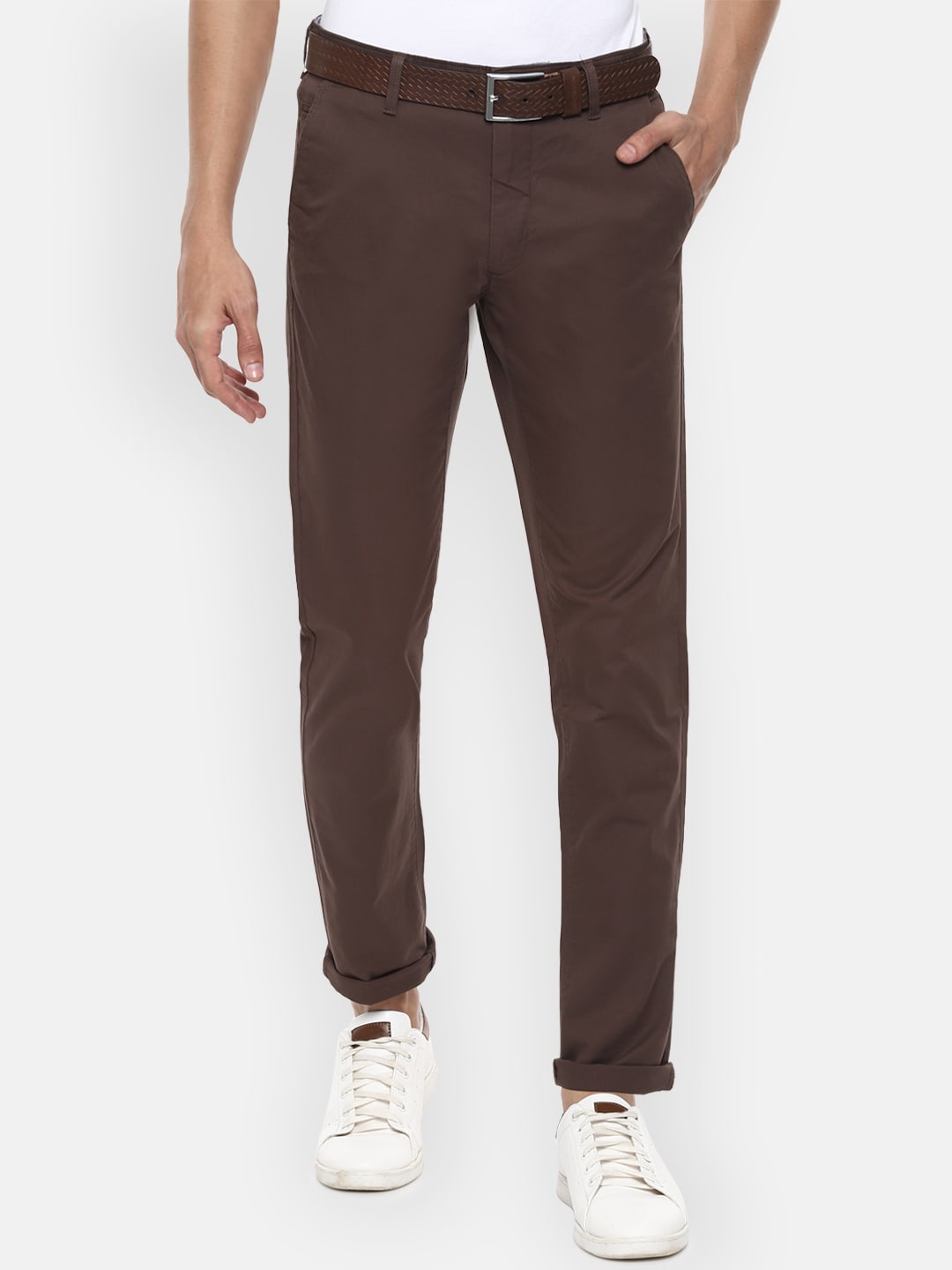 

Van Heusen Sport Men Brown Slim Fit Trousers