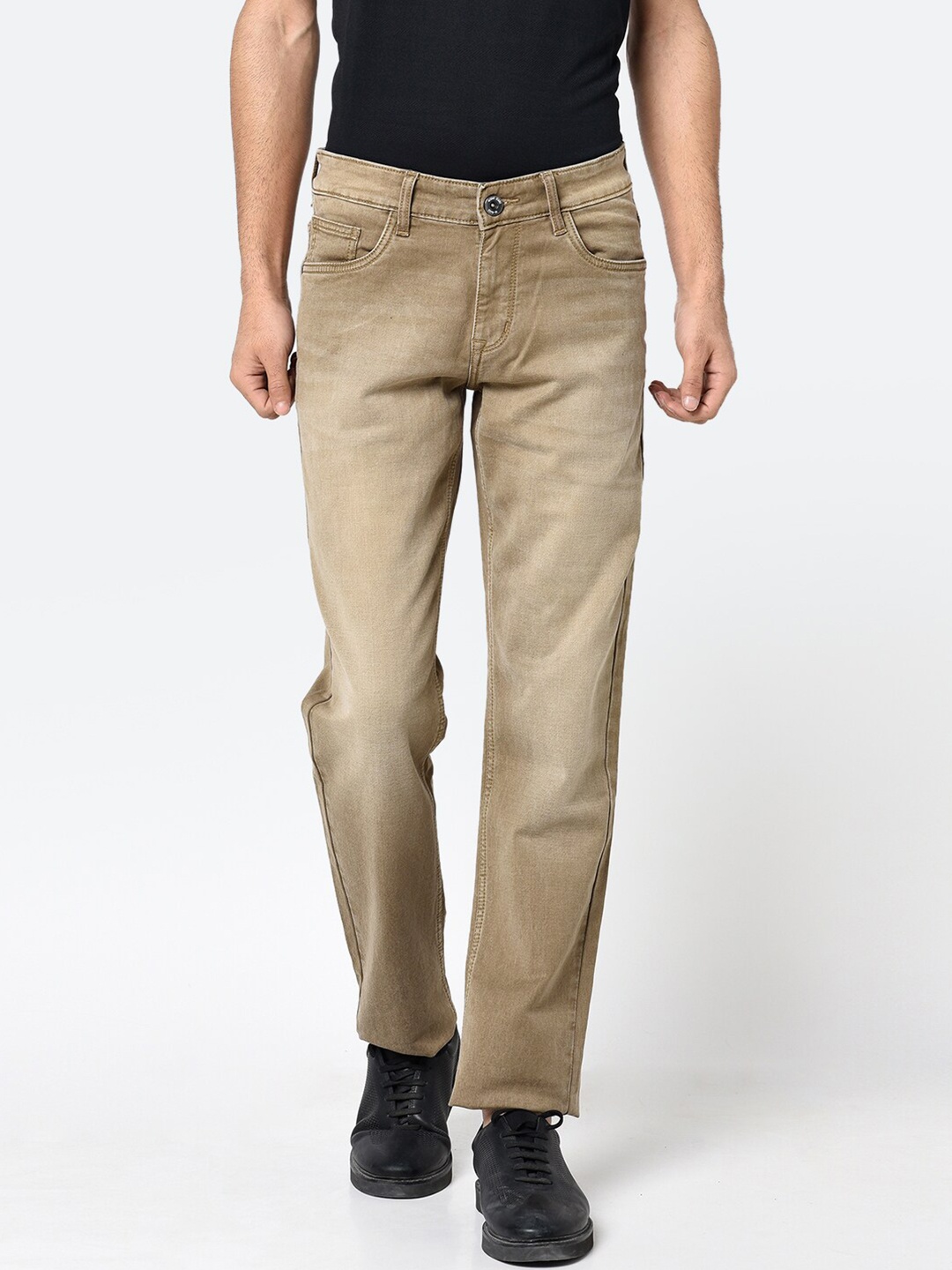 

Octave Men Regular Fit Khaki Jeans