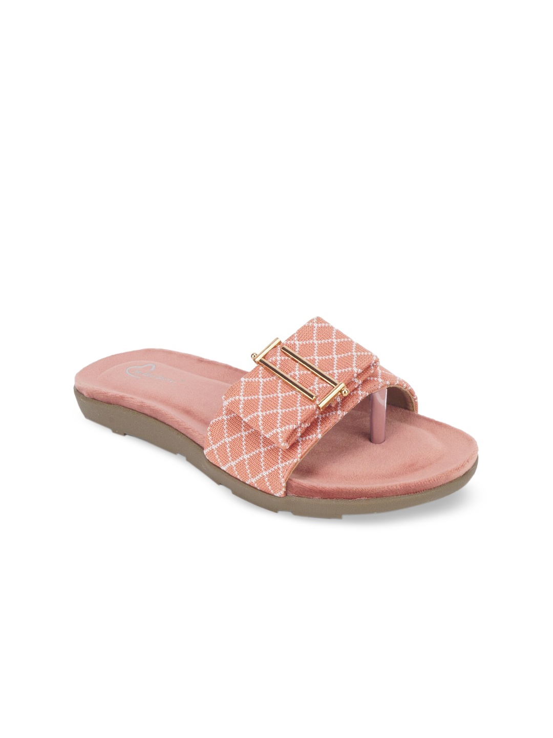 

The Desi Dulhan Women Pink Open Toe Flats with Bows