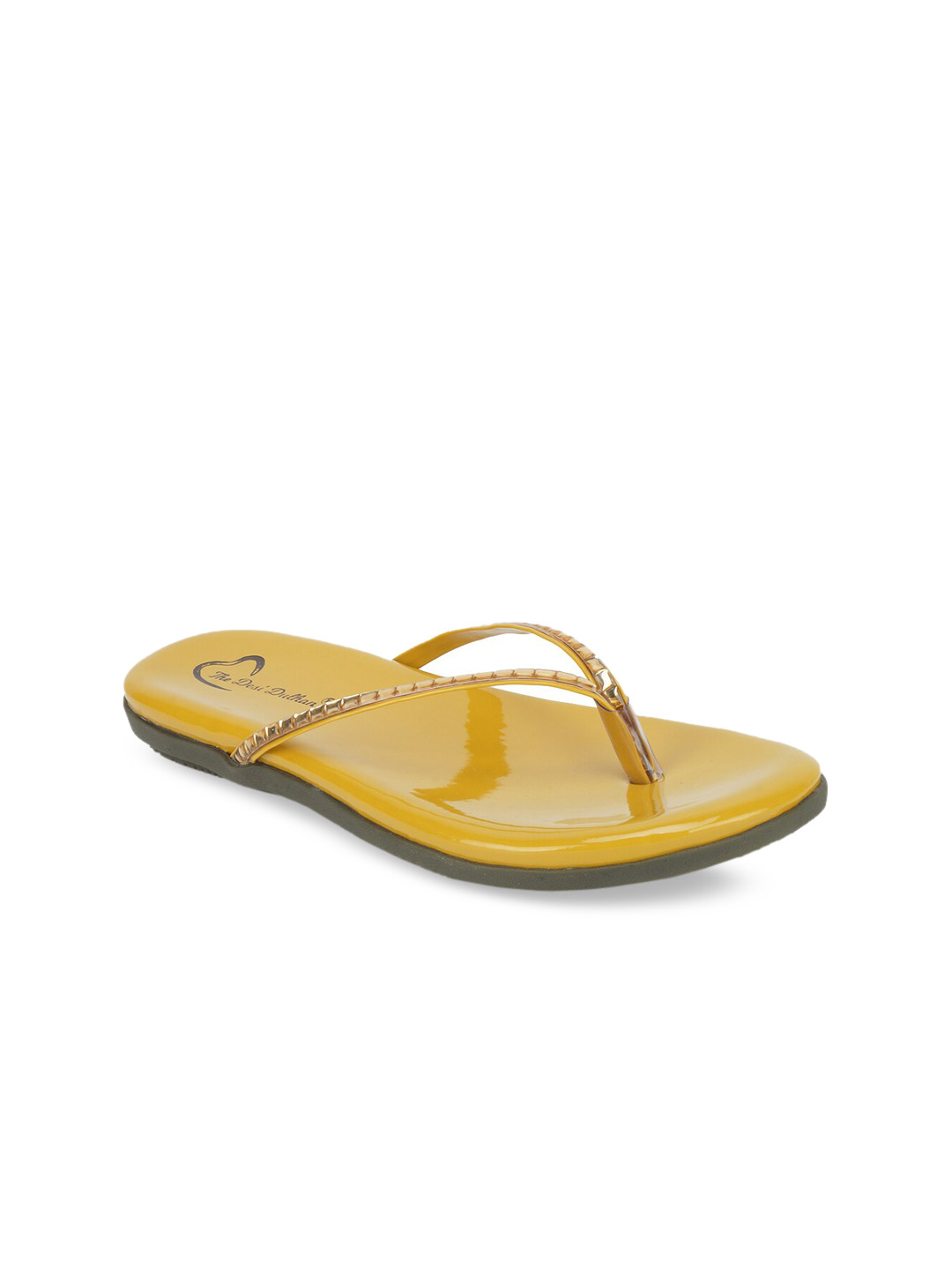 

The Desi Dulhan Women Yellow Open Toe Flats