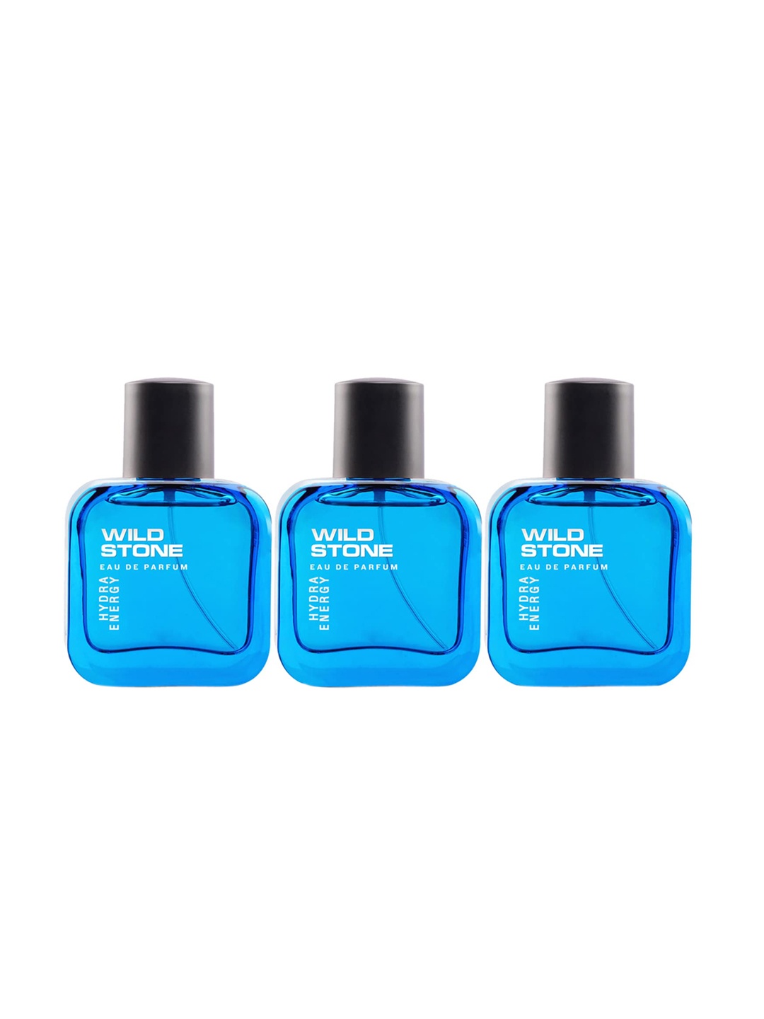 

Wild stone Men Set Of 3 Hydra Energy Perfumes 50ml each, Blue