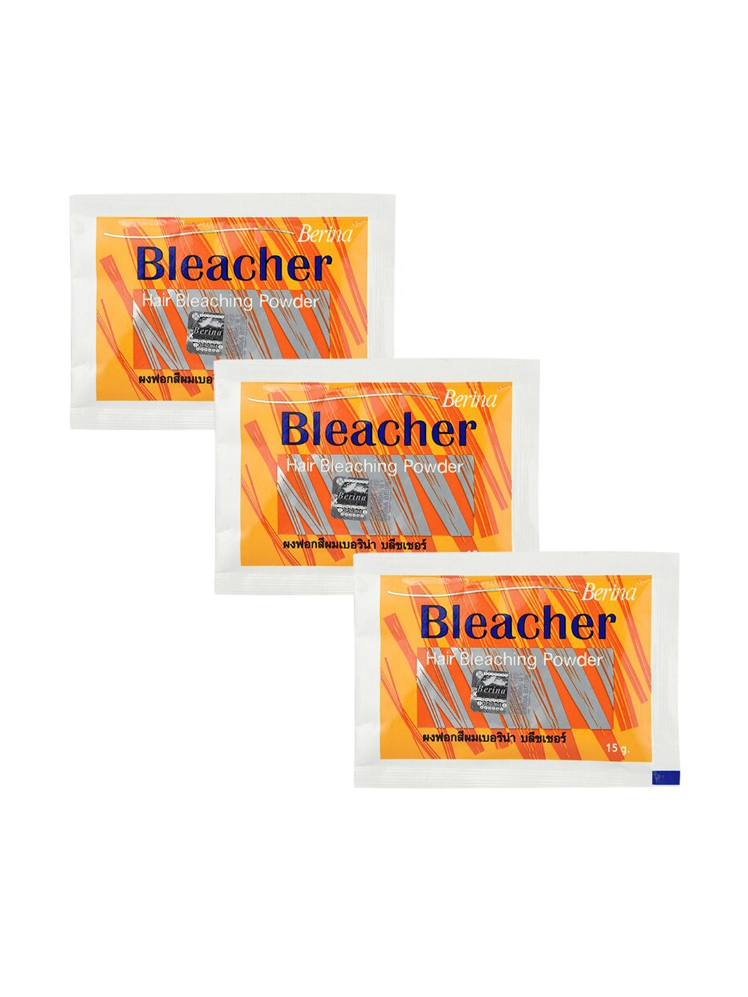 

Berina Pack of 3 Hair Bleach Powder - 15 g each, Gold