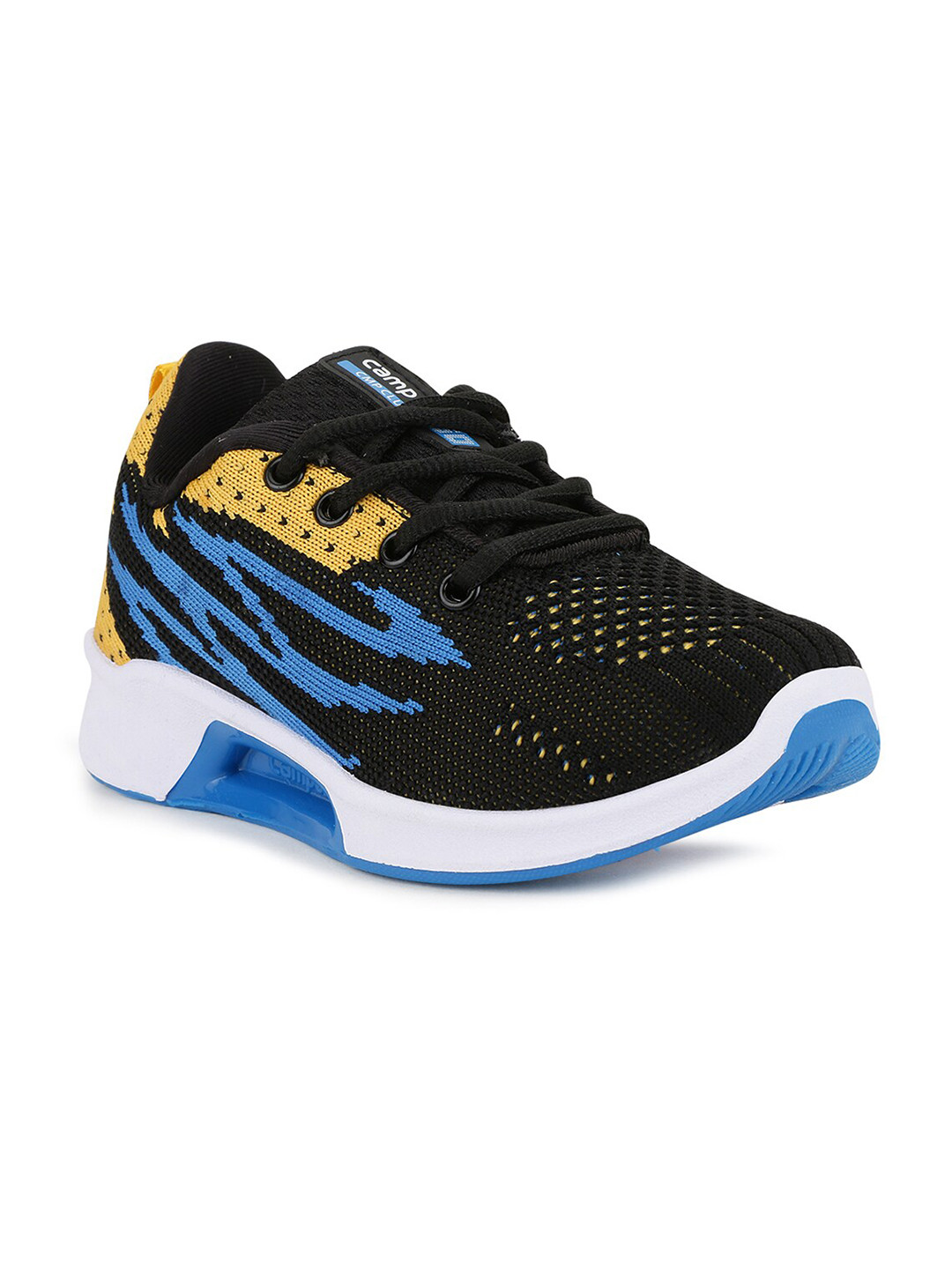 

Campus Unisex Kids Black & Blue HM-407 Running Shoes