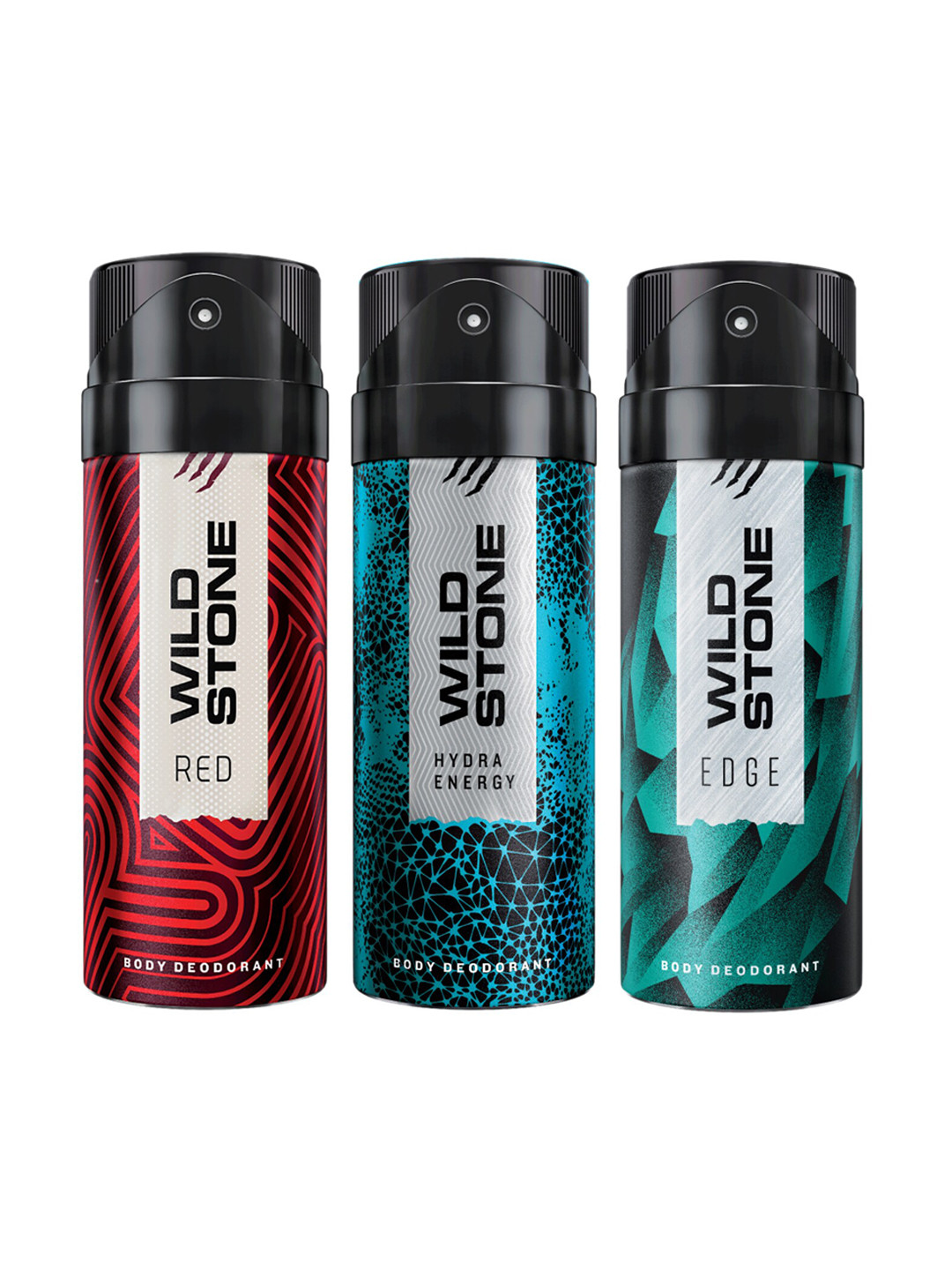 

Wild Stone Men Pack of 3 Deodorant - 150 ml Each, Multi