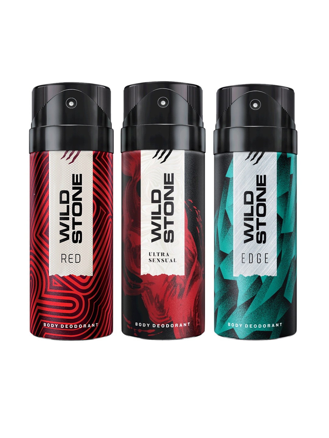 

Wild Stone Men Pack of 3 Deodorant - 150 ml Each, Multi