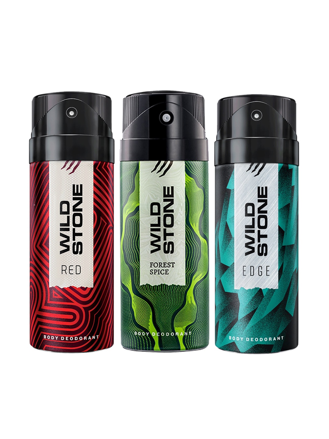 

Wild Stone Men Pack of 3 Deodorant - 150 ml Each, Multi