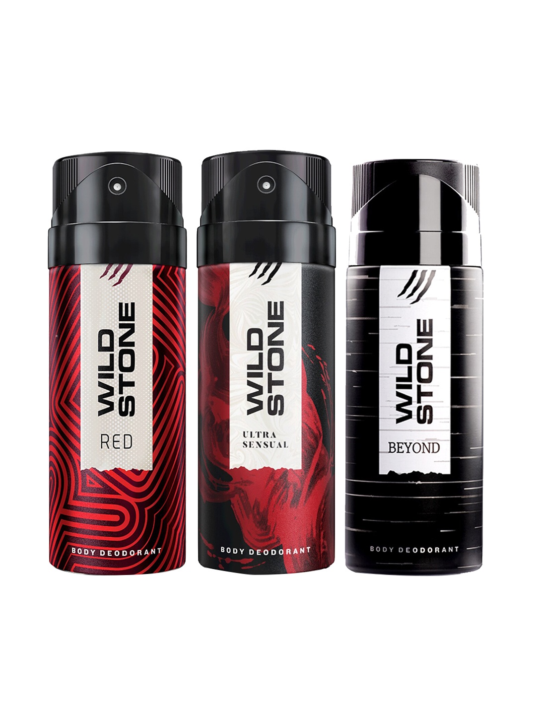 

Wild Stone Men Pack of 3 Deodorant - 150 ml Each, Multi