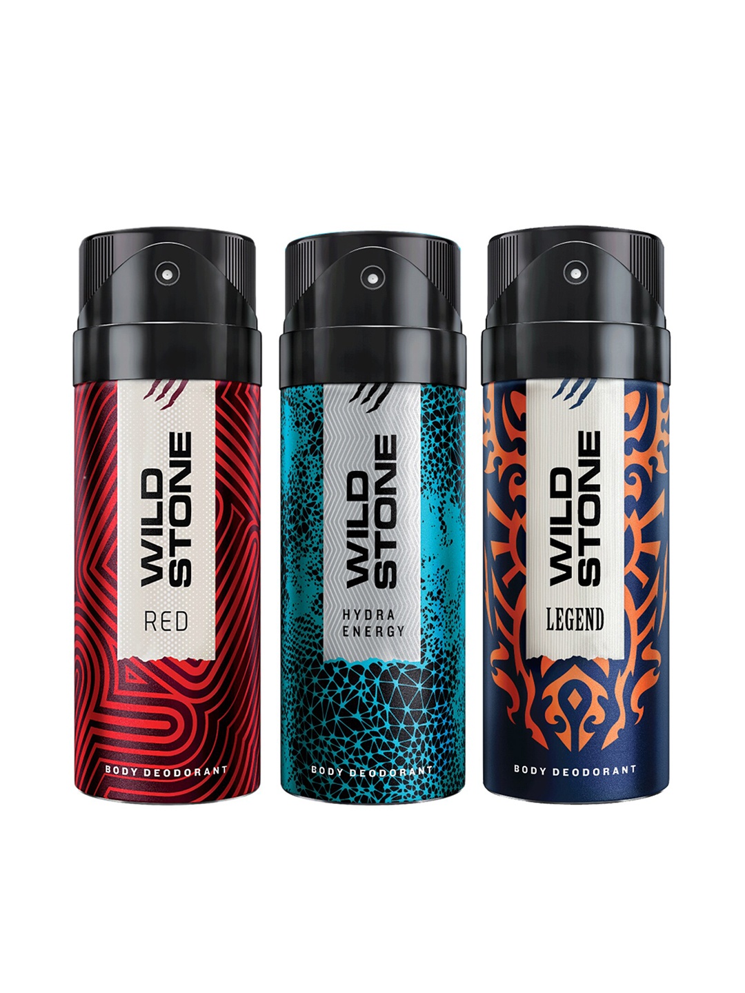 

Wild Stone Men Pack of 3 Deodorant - 150 ml Each, Multi