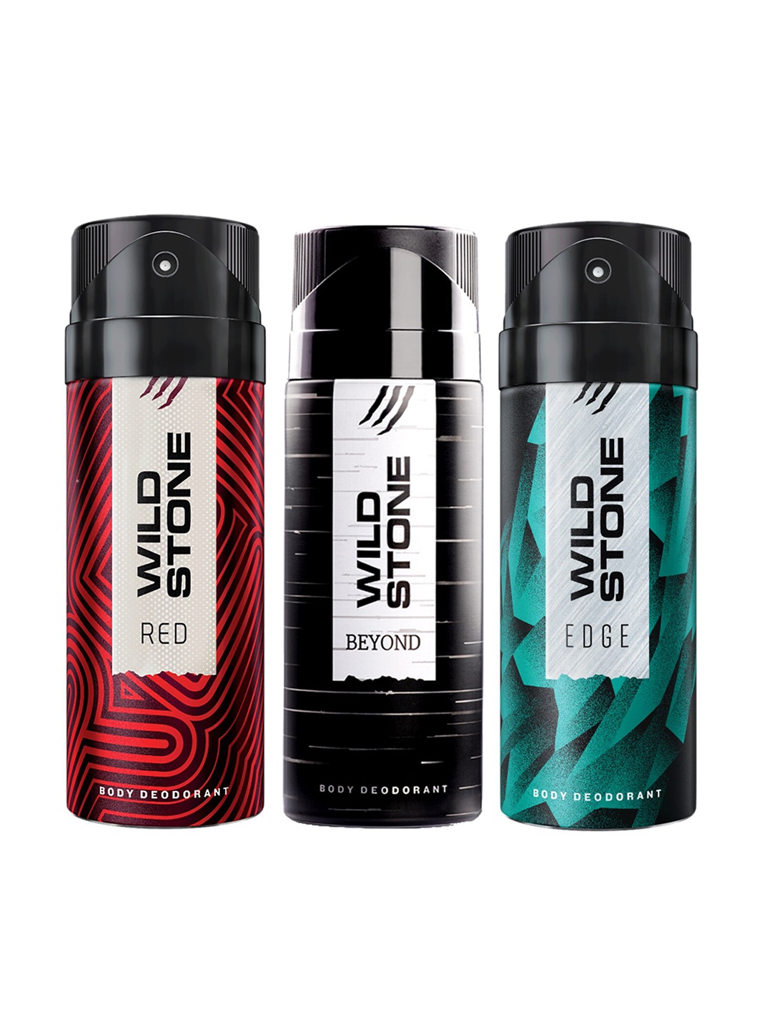 

Wild Stone Men Pack of 3 Deodorant - 150 ml Each, Multi